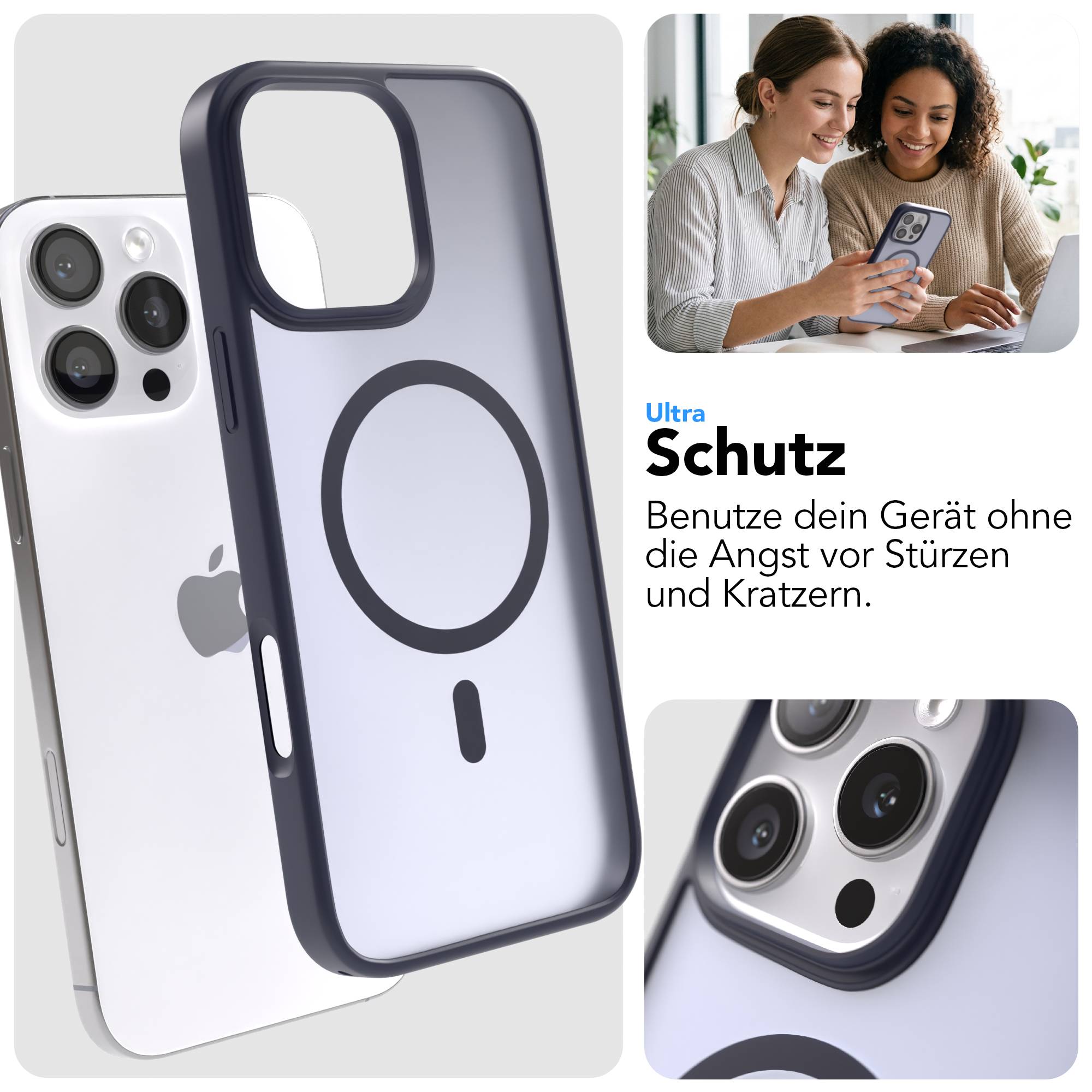 iPhone 16 Pro Max Bumper Hülle mit MagSafe von EAZY CASE