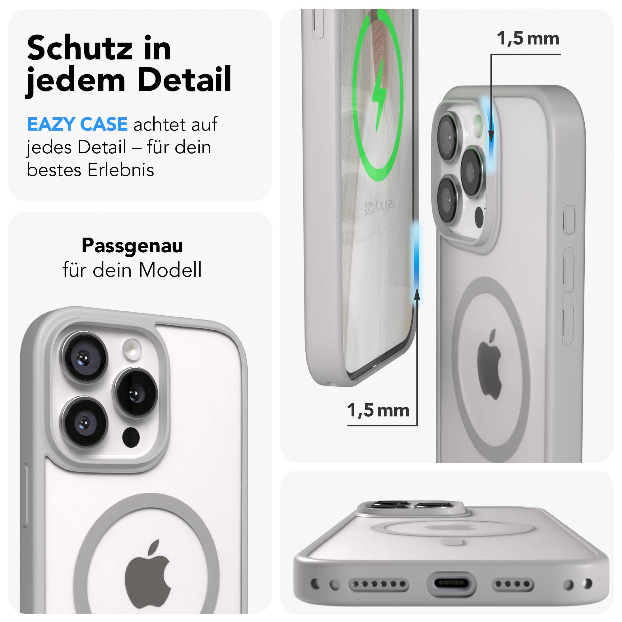 iPhone 16 Pro Max Bumper Hülle mit MagSafe von EAZY CASE