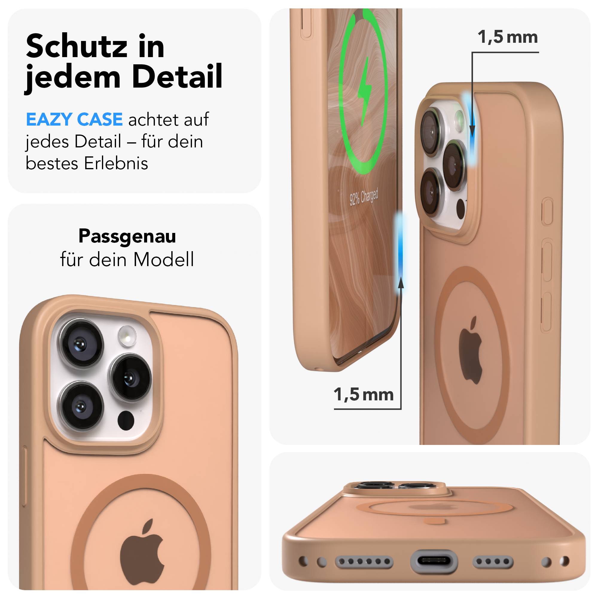 iPhone 16 Pro Max Bumper Hülle mit MagSafe von EAZY CASE