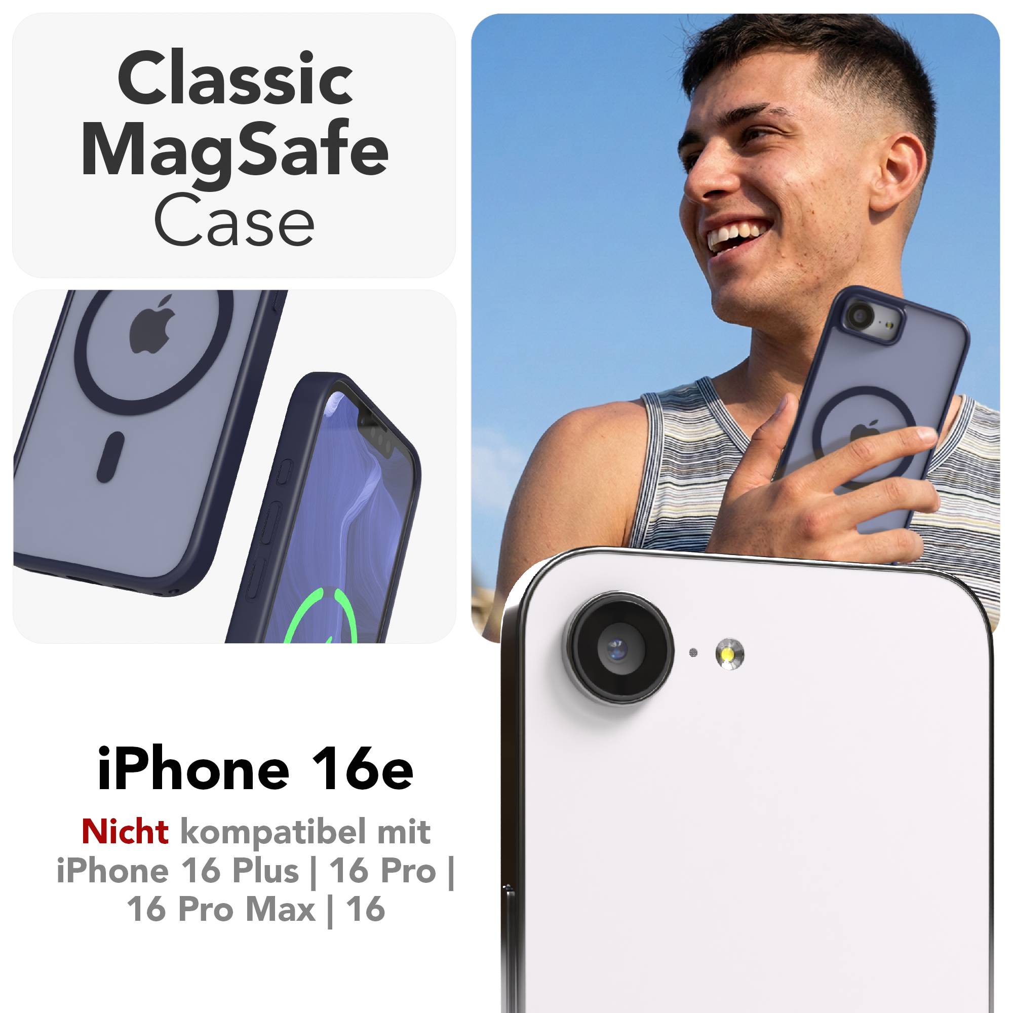 iPhone 16e Bumper Hülle MagSafe EAZY CASE Outdoor Schutzhülle