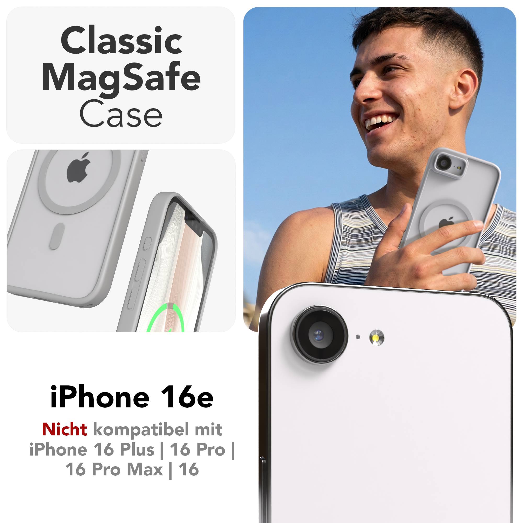 iPhone 16e Bumper Hülle MagSafe EAZY CASE Outdoor Schutzhülle
