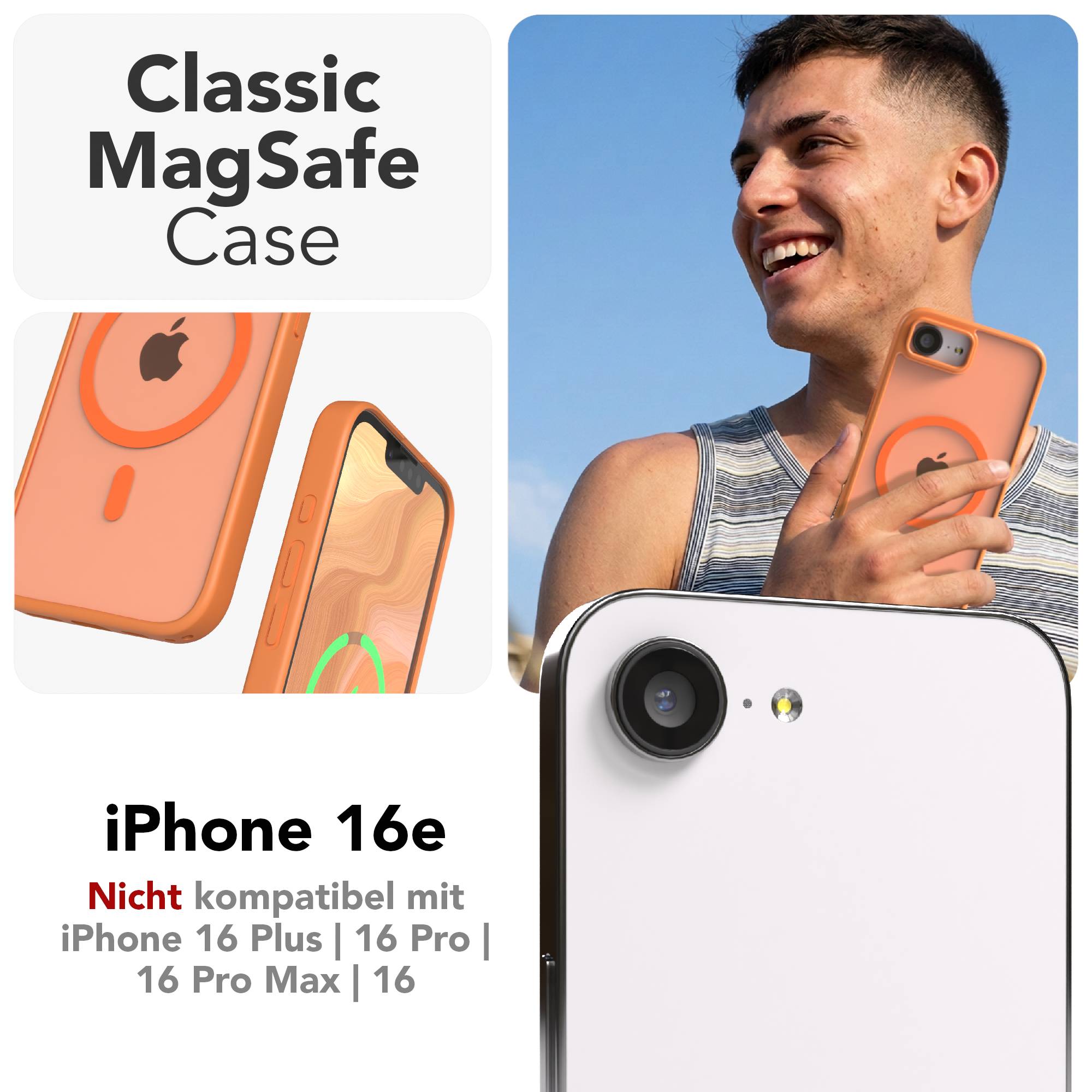 iPhone 16e Bumper Hülle MagSafe EAZY CASE Outdoor Schutzhülle