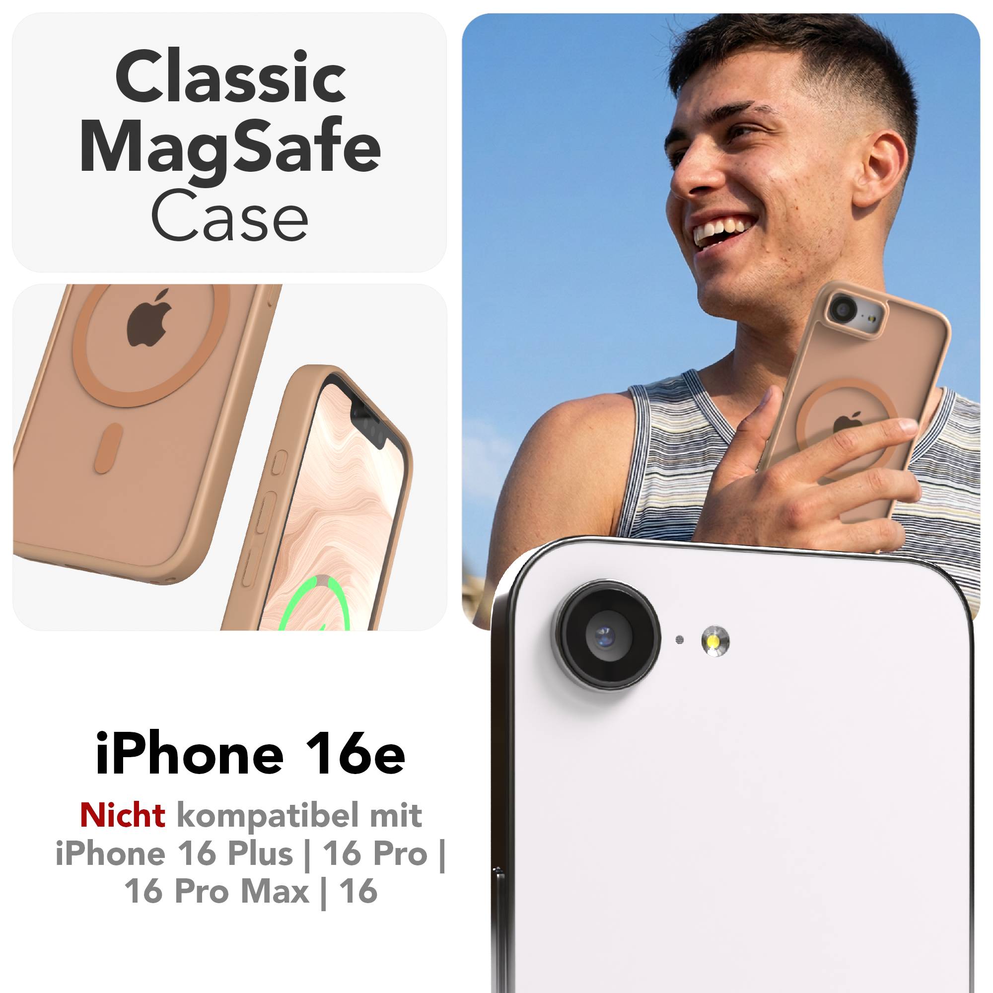 iPhone 16e Bumper Hülle MagSafe EAZY CASE Outdoor Schutzhülle