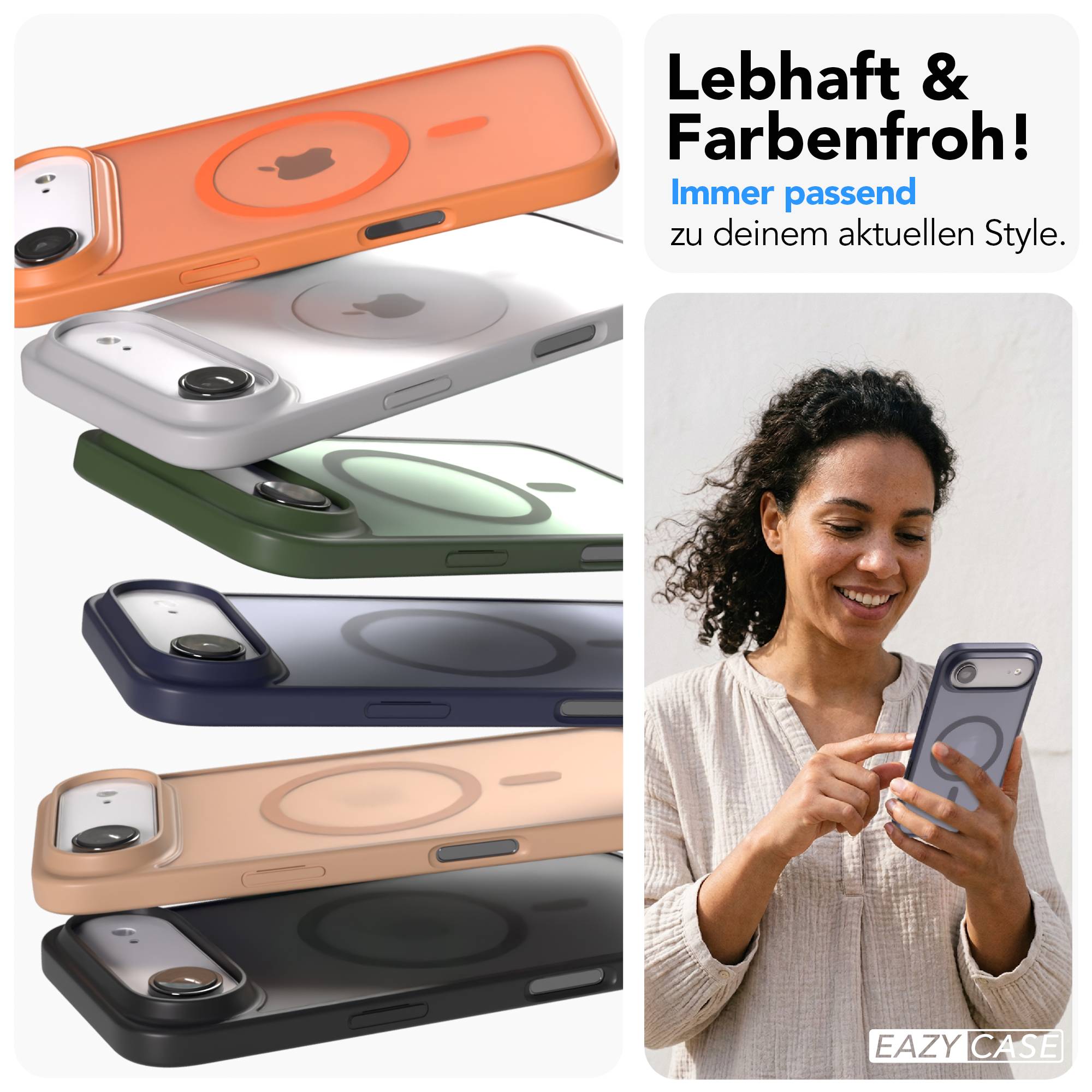 Apple iPhone Air Bumper Hülle mit MagSafe Magnetring EAZY CASE