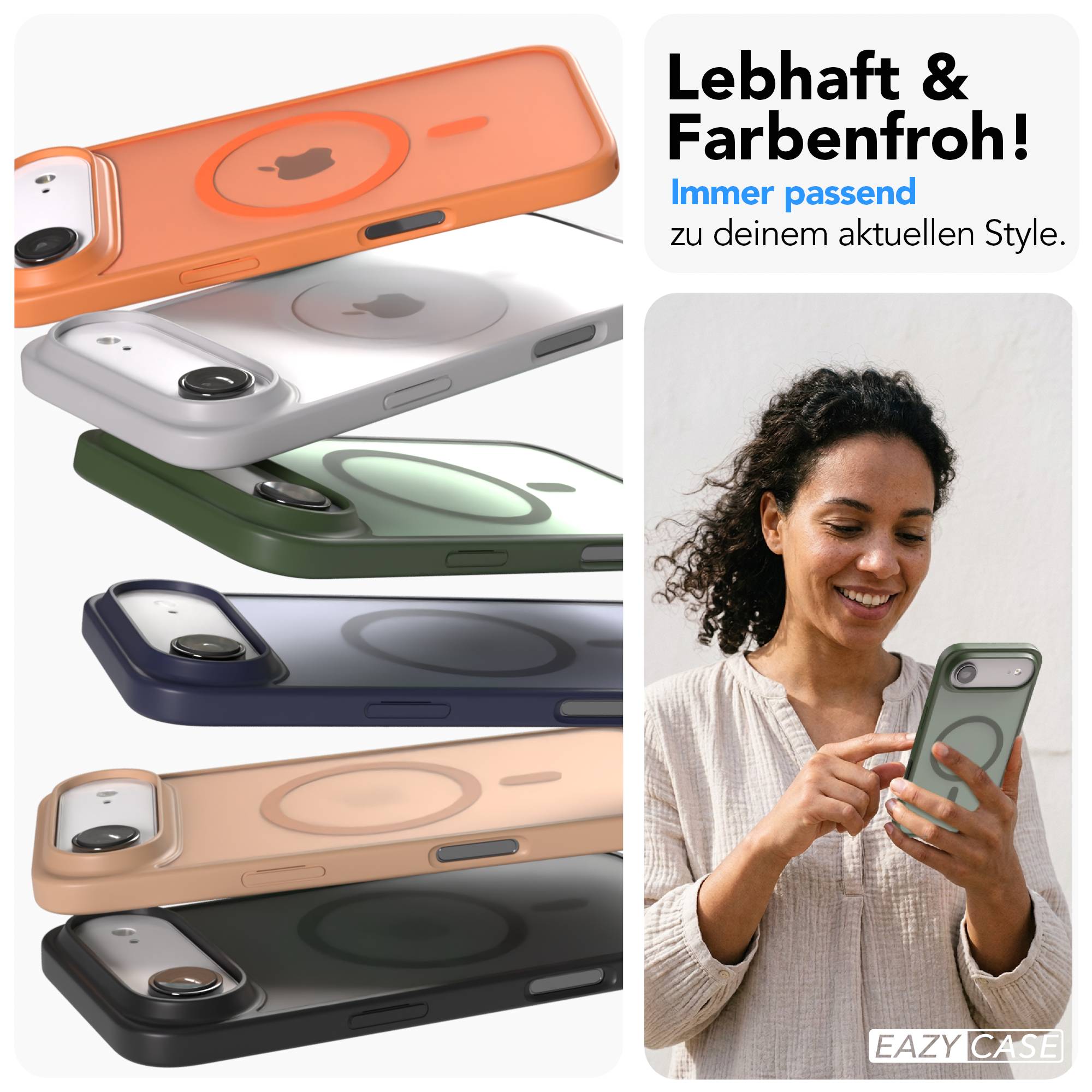 Apple iPhone Air Bumper Hülle mit MagSafe Magnetring EAZY CASE