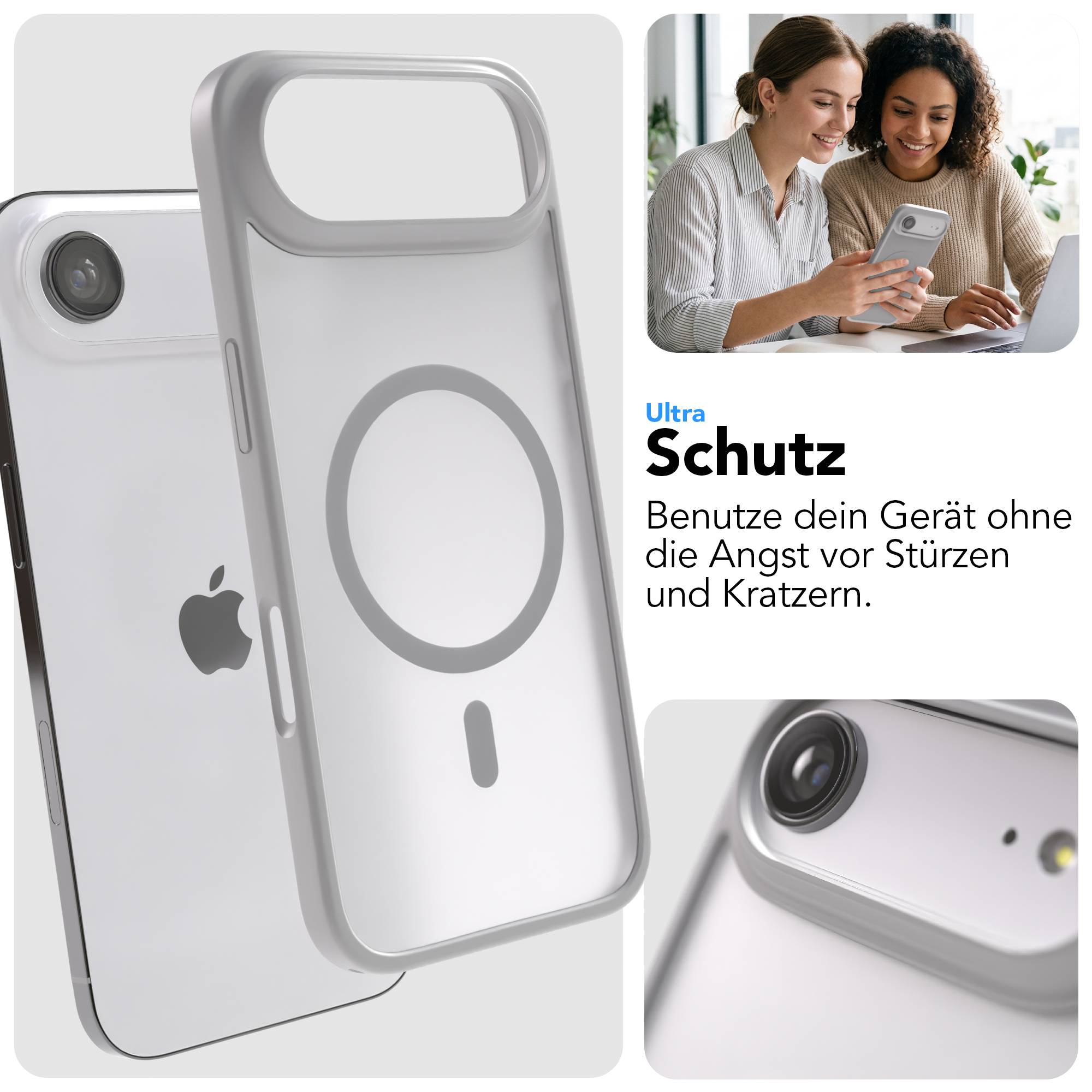 Apple iPhone Air Bumper Hülle mit MagSafe Magnetring EAZY CASE