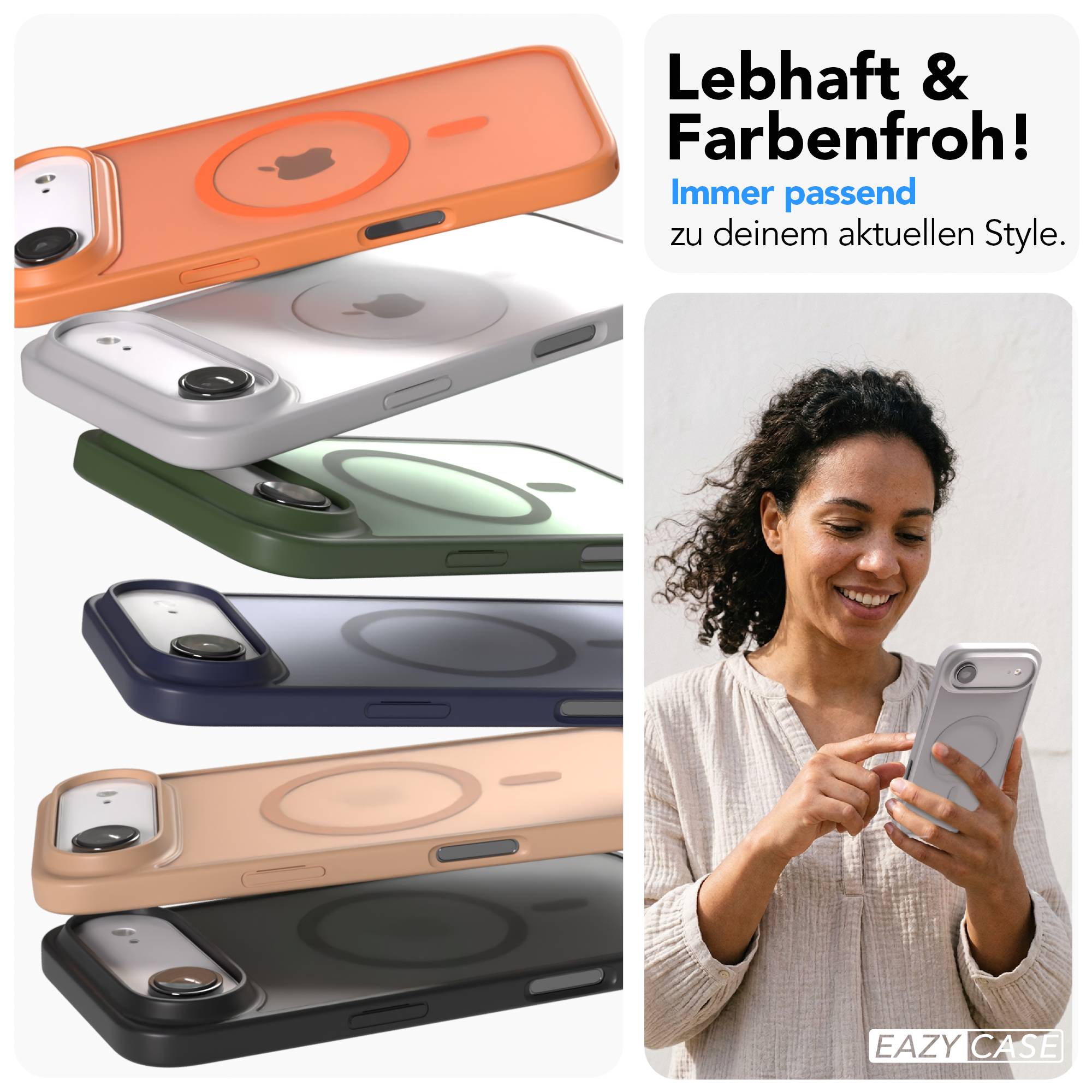 Apple iPhone Air Bumper Hülle mit MagSafe Magnetring EAZY CASE
