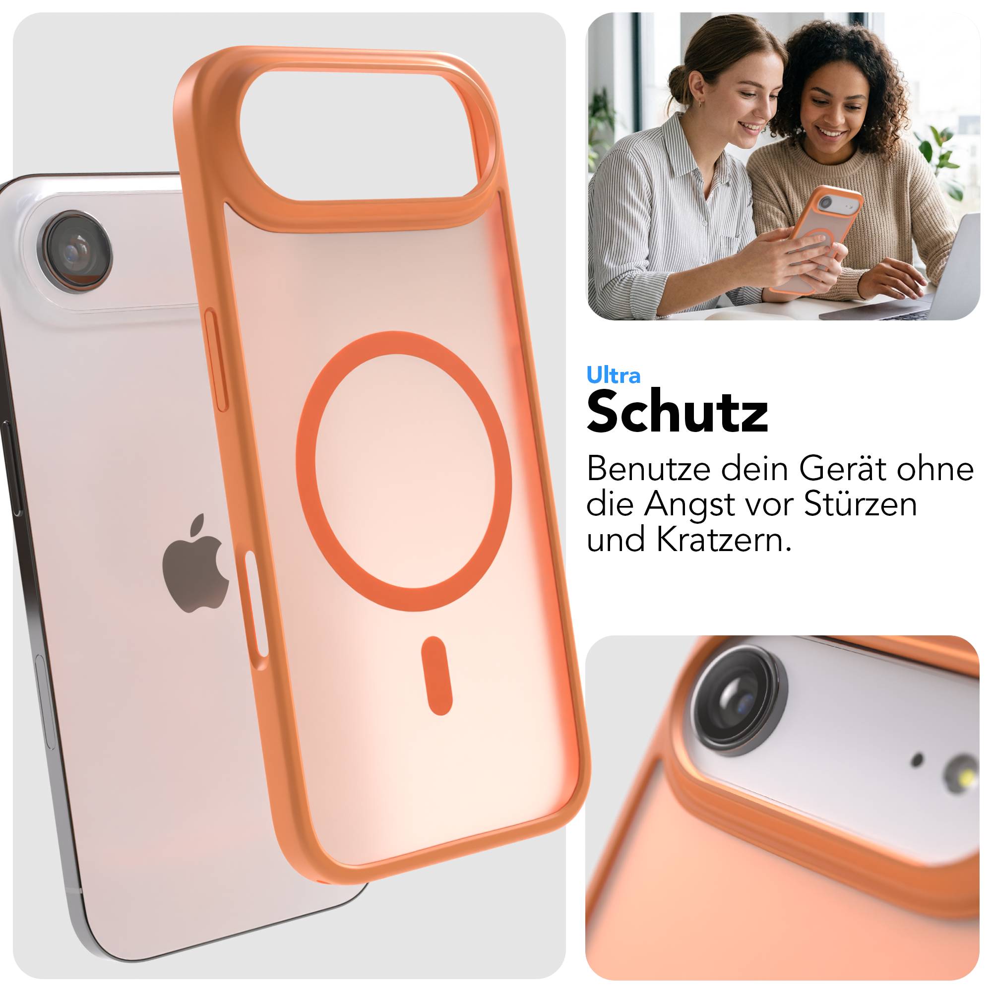 Apple iPhone Air Bumper Hülle mit MagSafe Magnetring EAZY CASE
