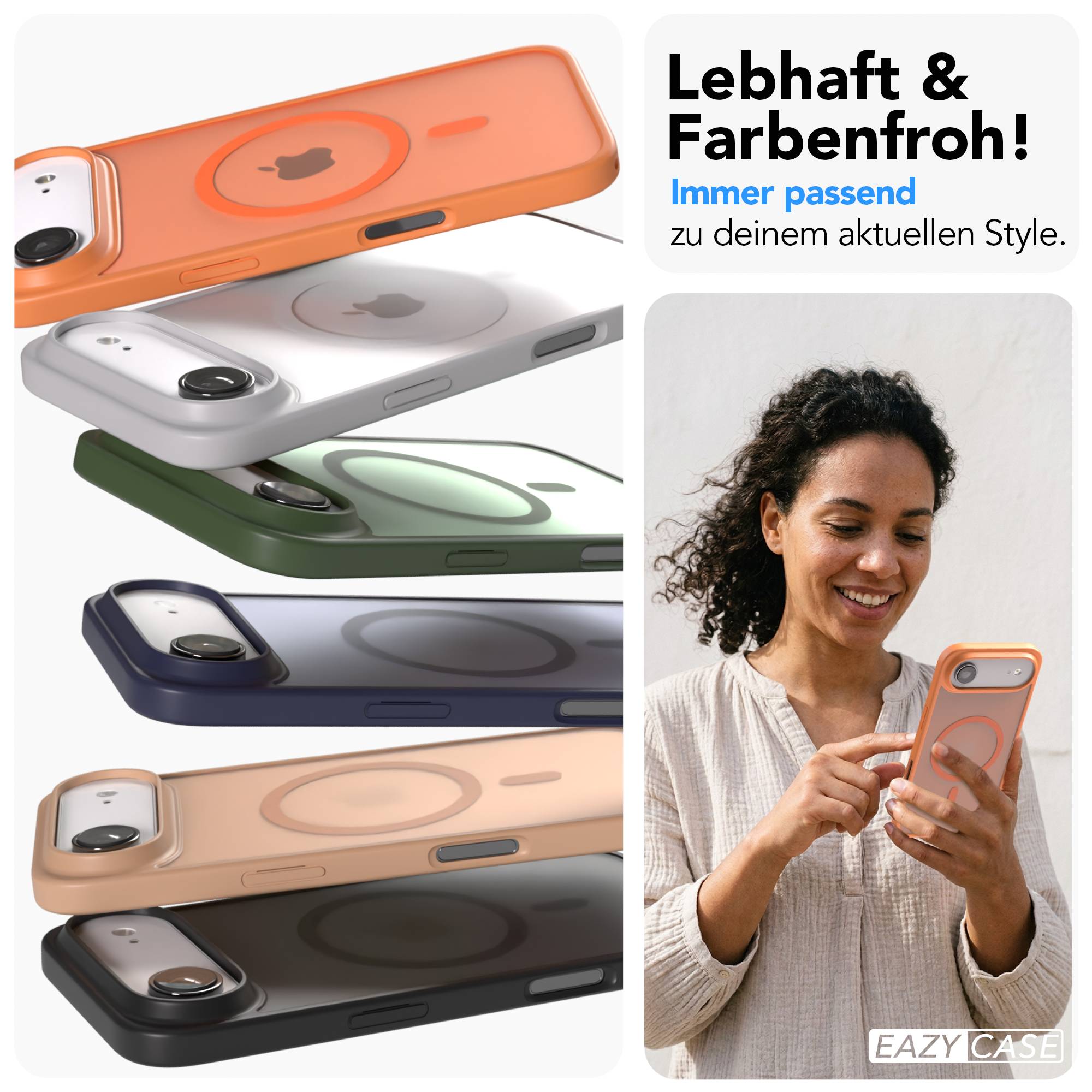 Apple iPhone Air Bumper Hülle mit MagSafe Magnetring EAZY CASE