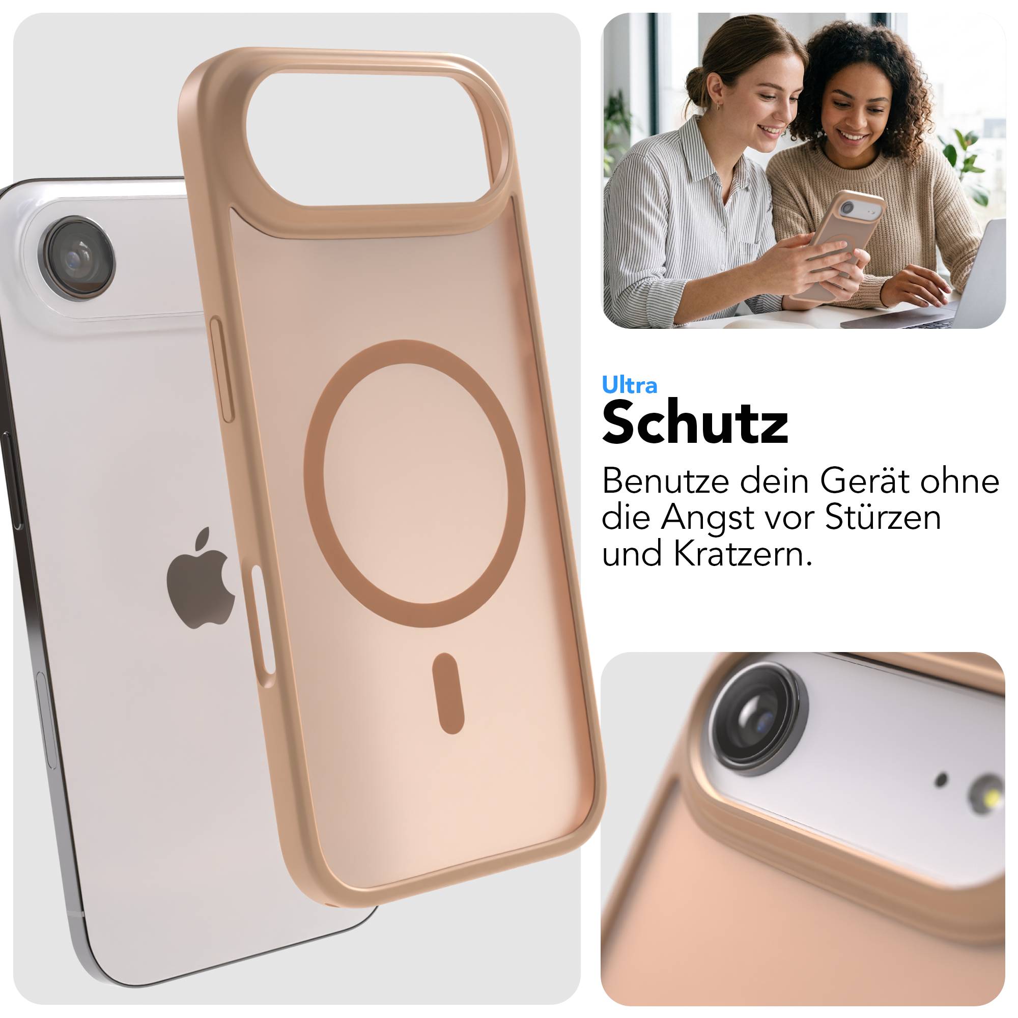 Apple iPhone Air Bumper Hülle mit MagSafe Magnetring EAZY CASE