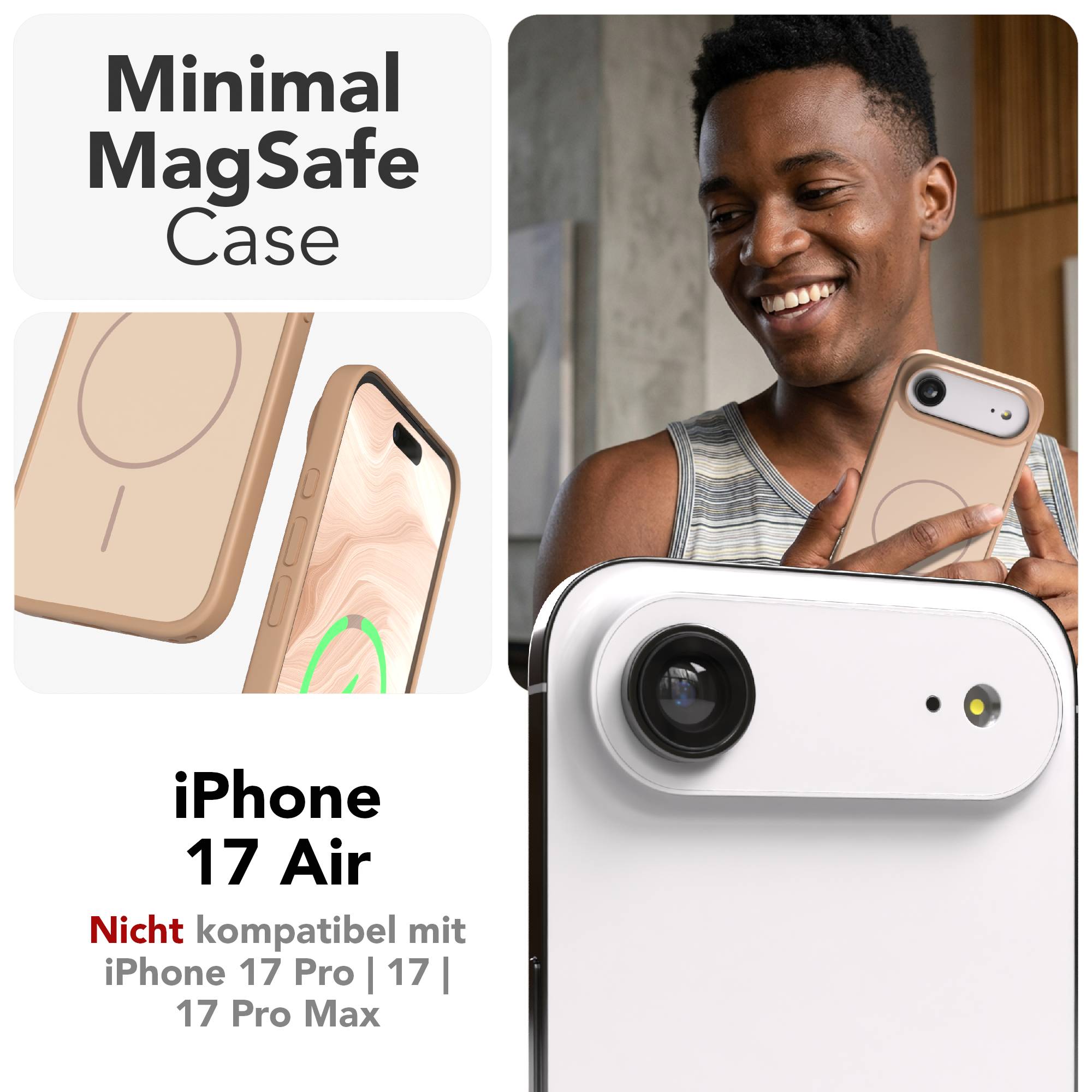iPhone Air Bumper Hülle mit MagSafe Outdoor Case von EAZY CASE