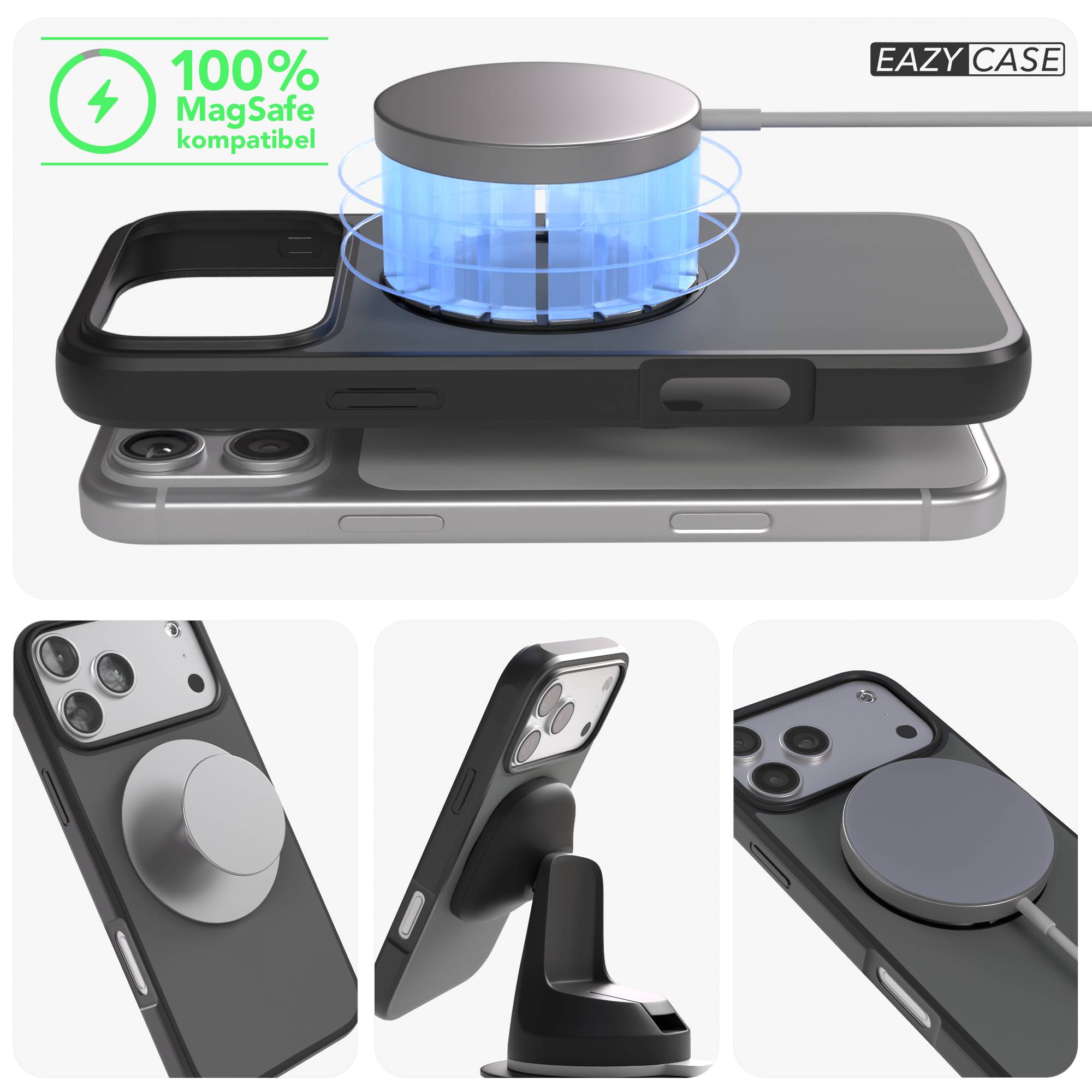 iPhone 17 Pro Max Outdoor Hülle + drehbarer Ring mit MagSafe