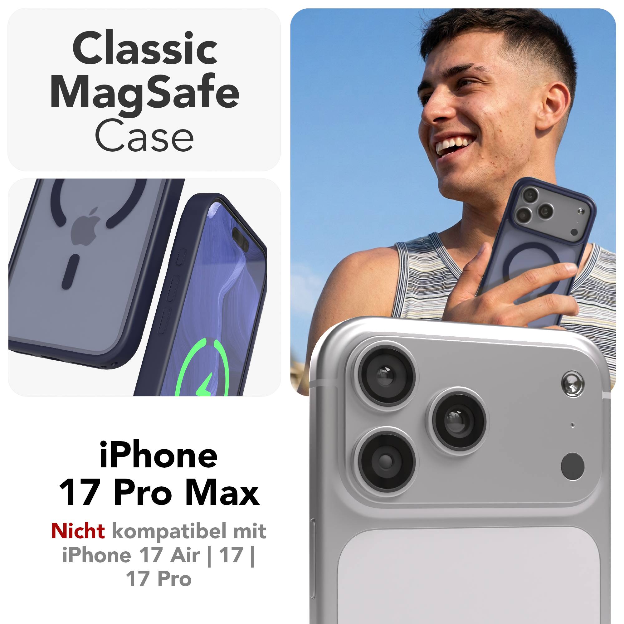 iPhone 17 Pro Max Outdoor Hülle mit MagSafe