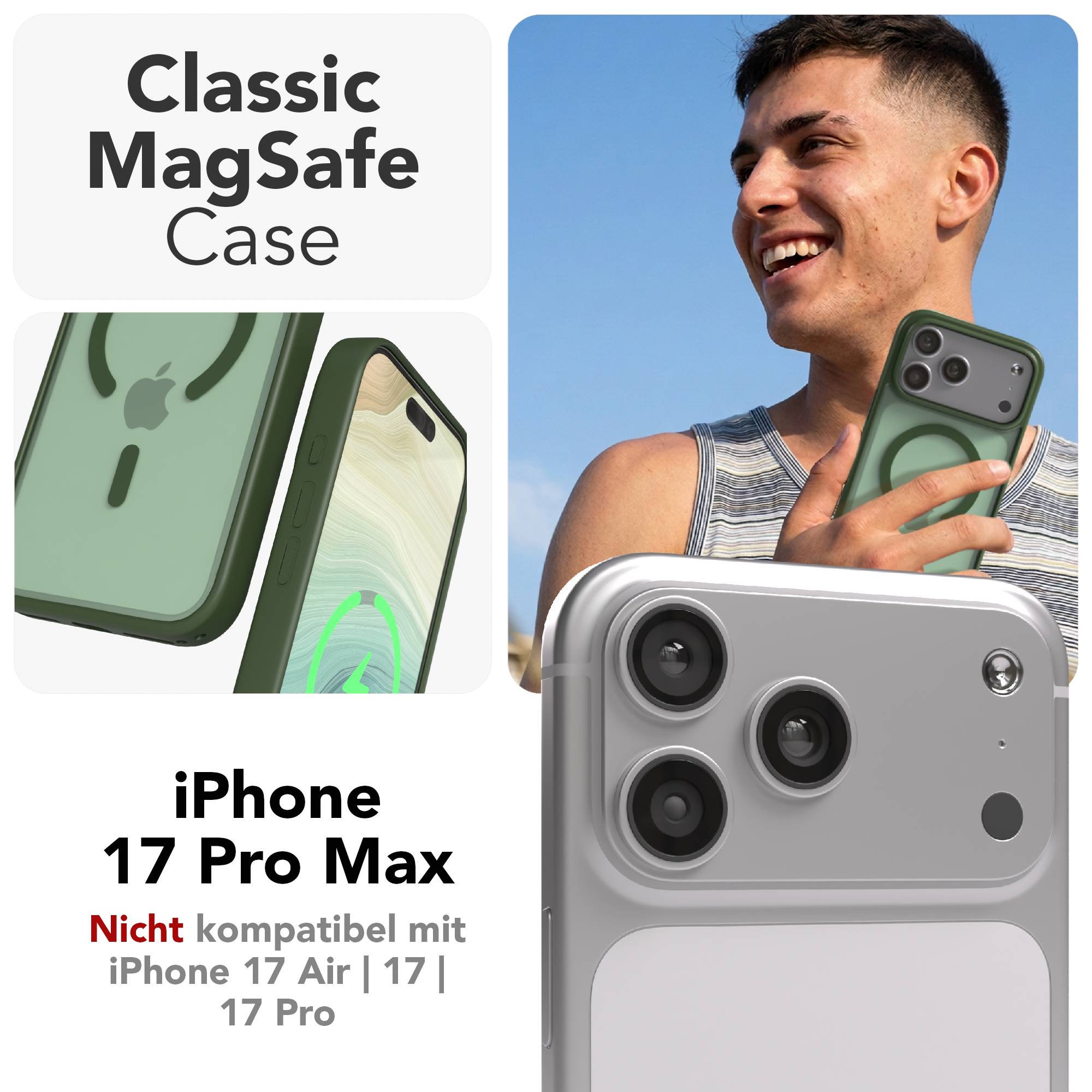 iPhone 17 Pro Max Outdoor Hülle mit MagSafe
