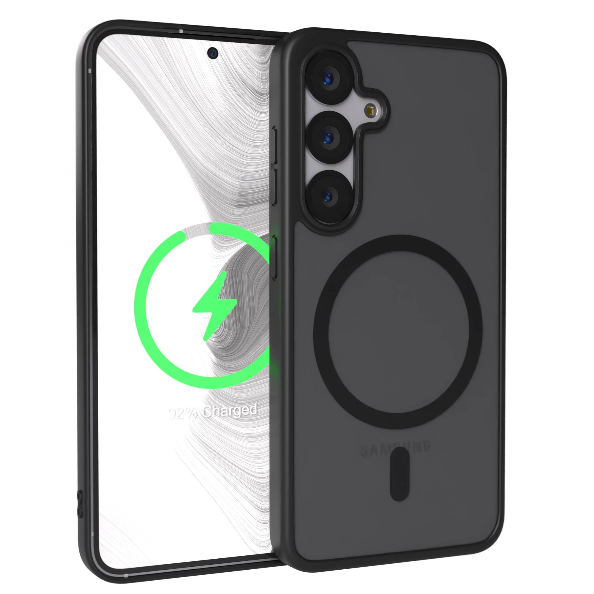 Samsung Galaxy S25 Bumper Hülle mit MagSafe Magnetring EAZY CASE