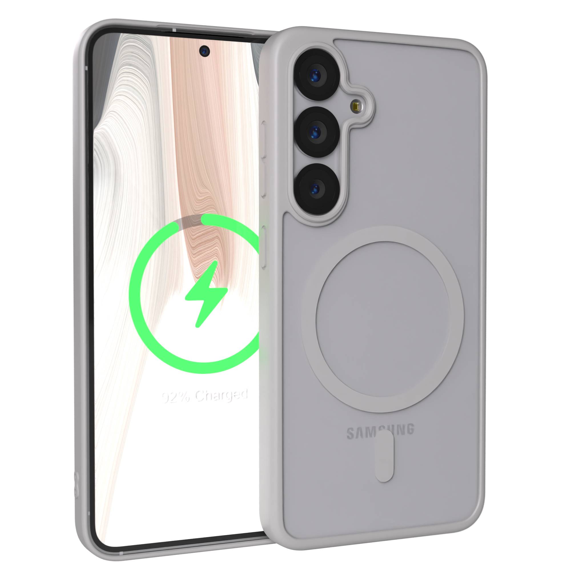 Samsung Galaxy S25 Bumper Hülle mit MagSafe Magnetring EAZY CASE