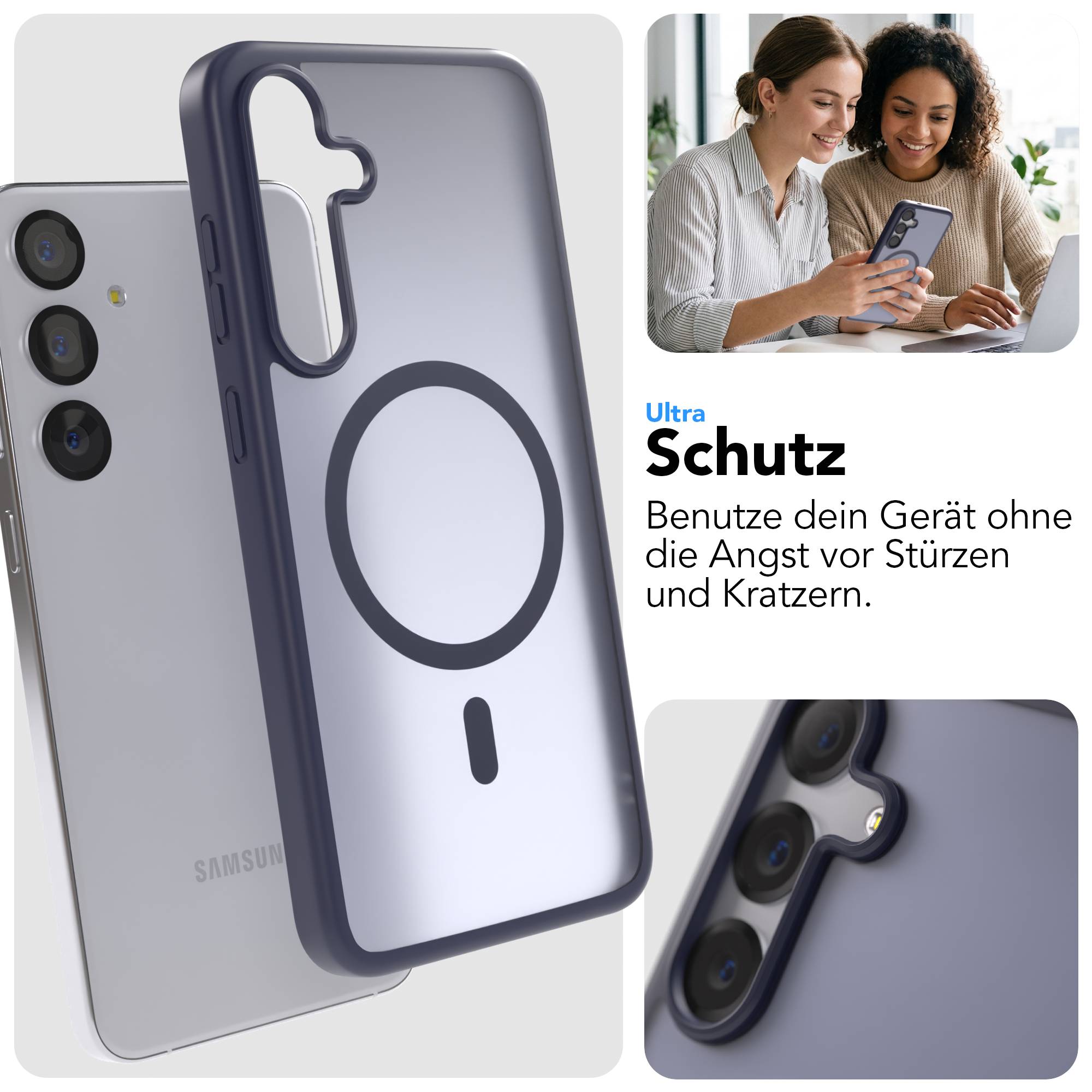 Samsung Galaxy S25 Plus Bumper Hülle mit MagSafe von EAZY CASE