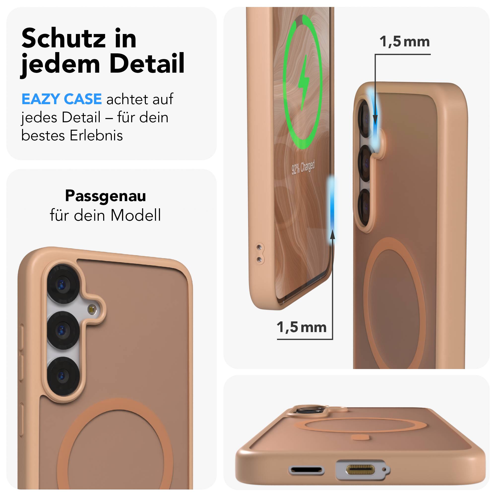 Samsung Galaxy S25 Plus Bumper Hülle mit MagSafe von EAZY CASE