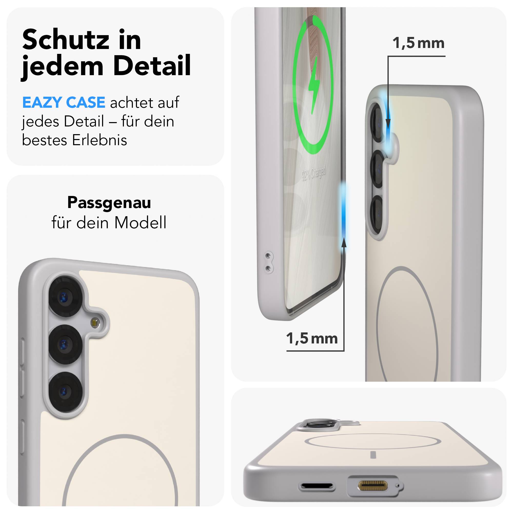 Samsung Galaxy S25 Plus Outdoor Bumper Hülle mit MagSafe Magnetring