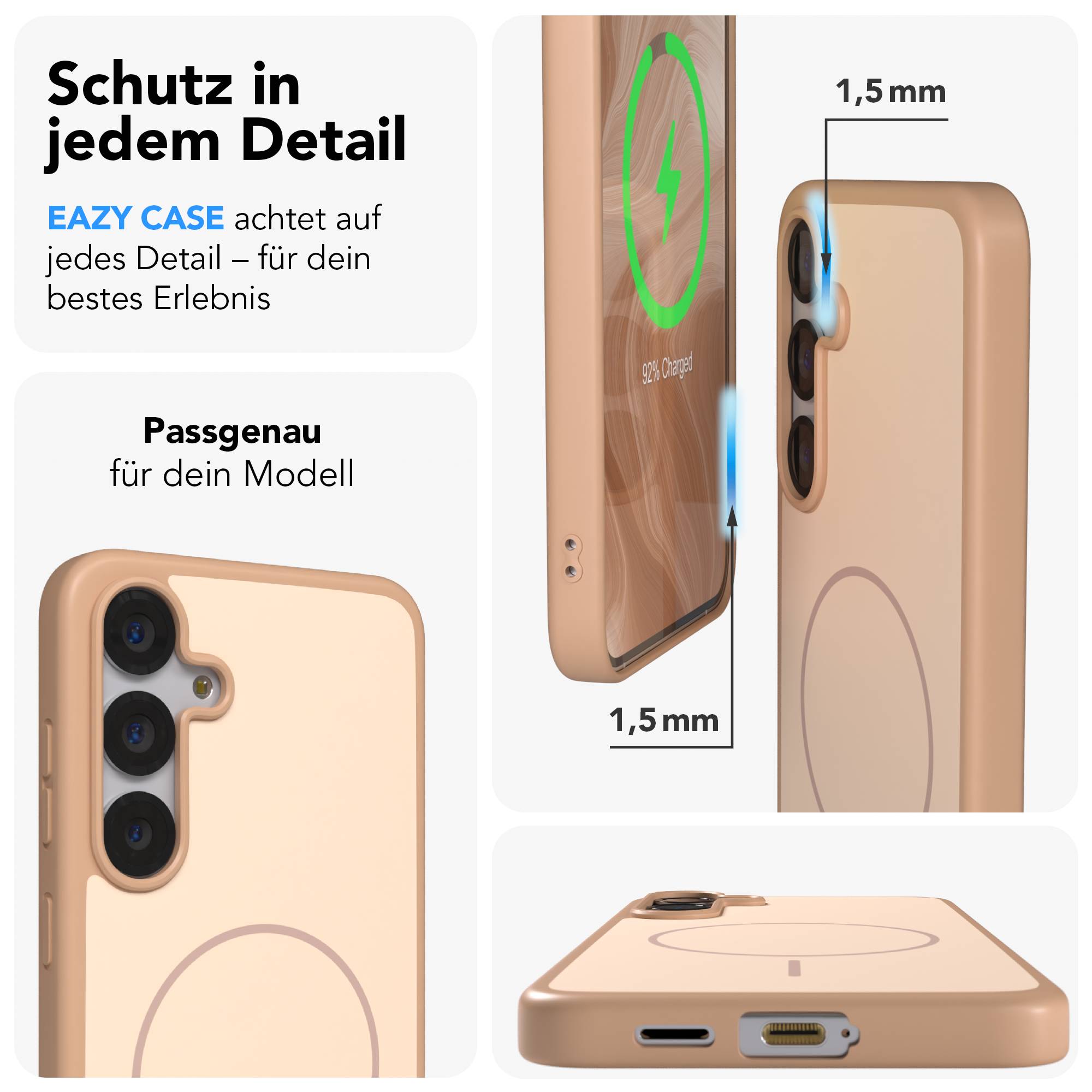 Samsung Galaxy S25 Plus Outdoor Bumper Hülle mit MagSafe Magnetring