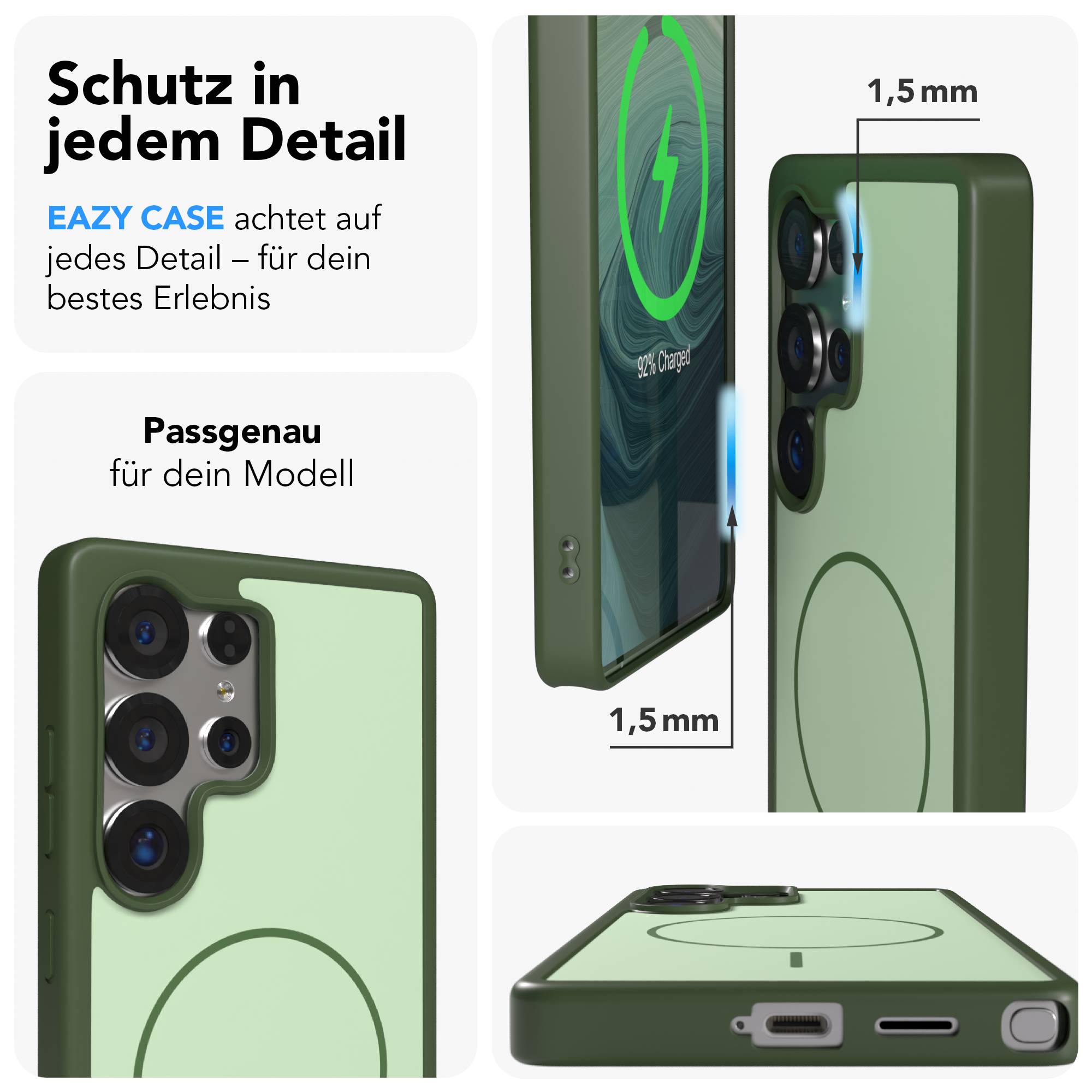 Samsung Galaxy S25 Ultra Bumper Hülle mit MagSafe Outdoor Case