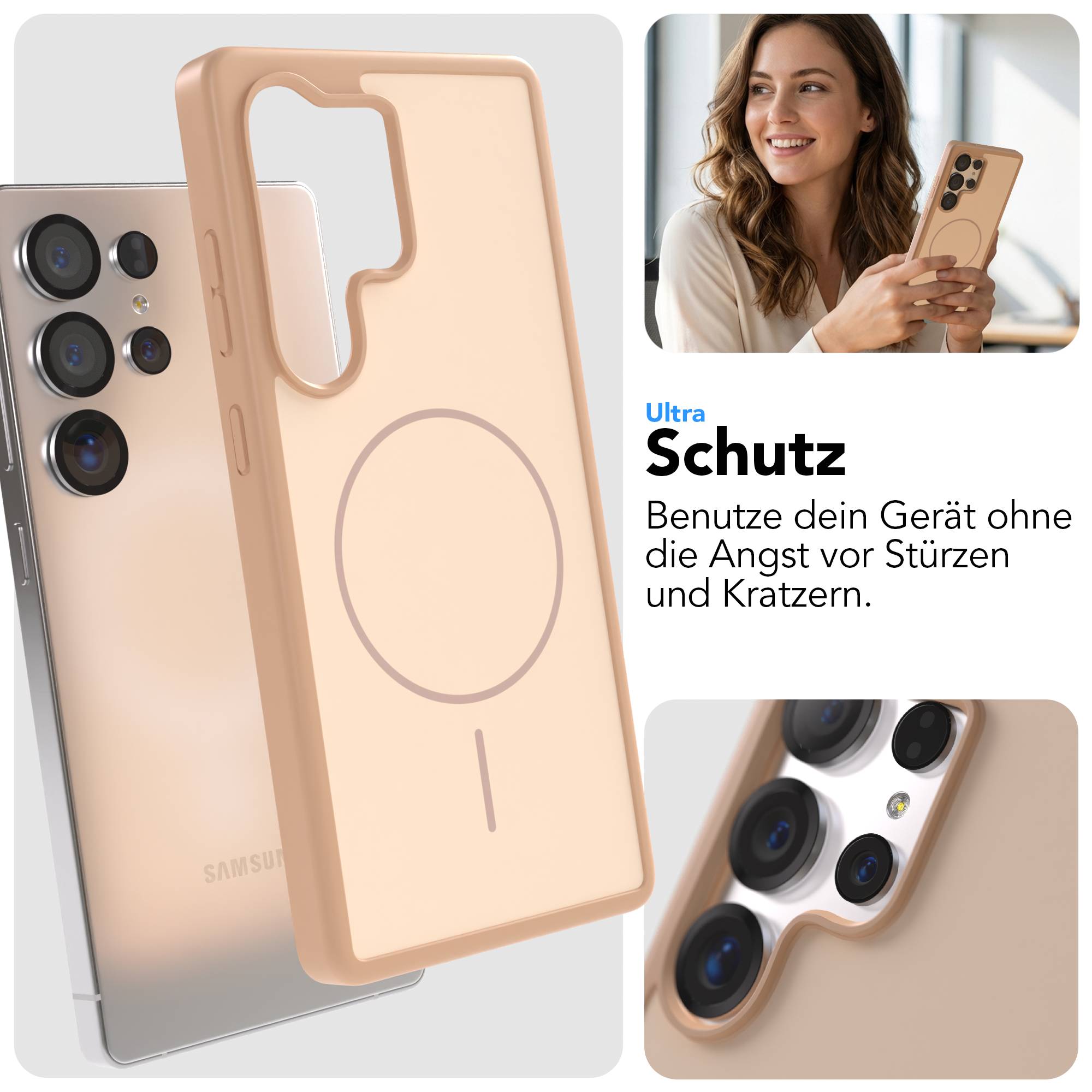 Samsung Galaxy S25 Ultra Bumper Hülle mit MagSafe Outdoor Case