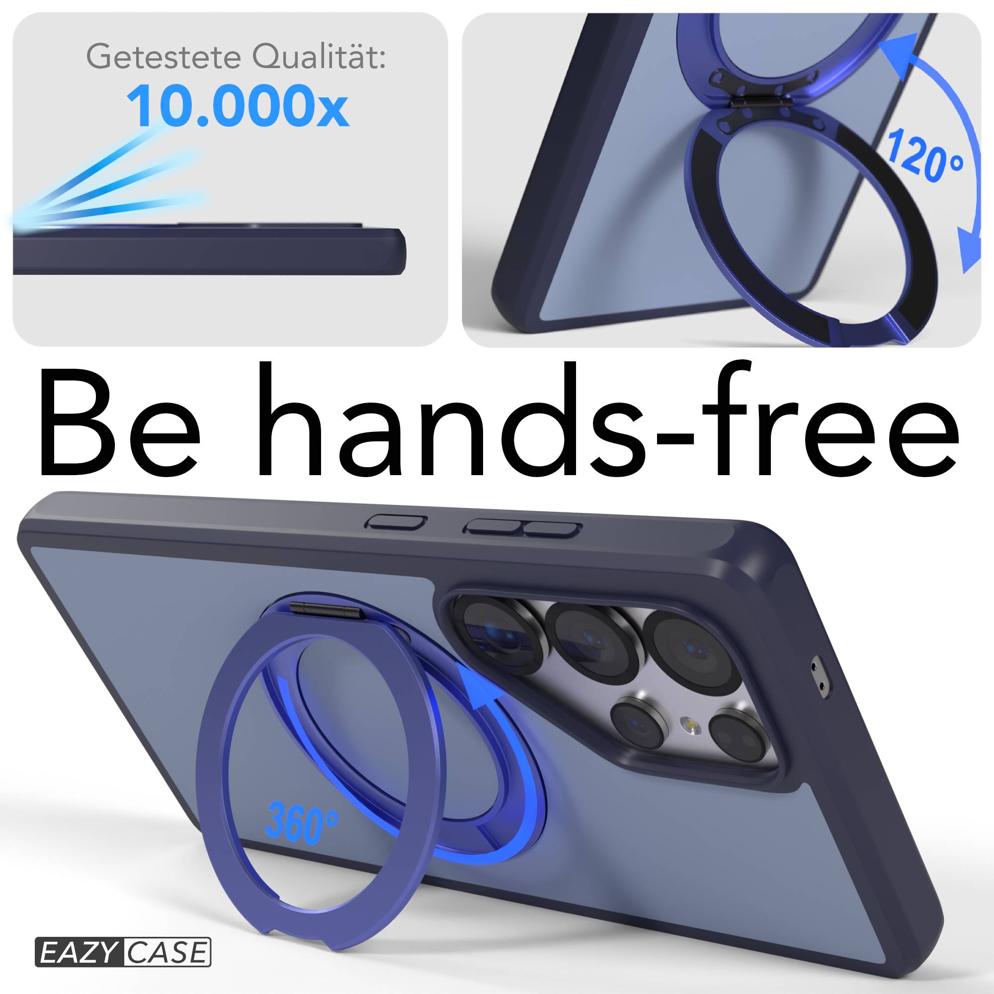 Samsung Galaxy S25 Ultra Bumper Hülle mit drehbarem Ring und MagSafe