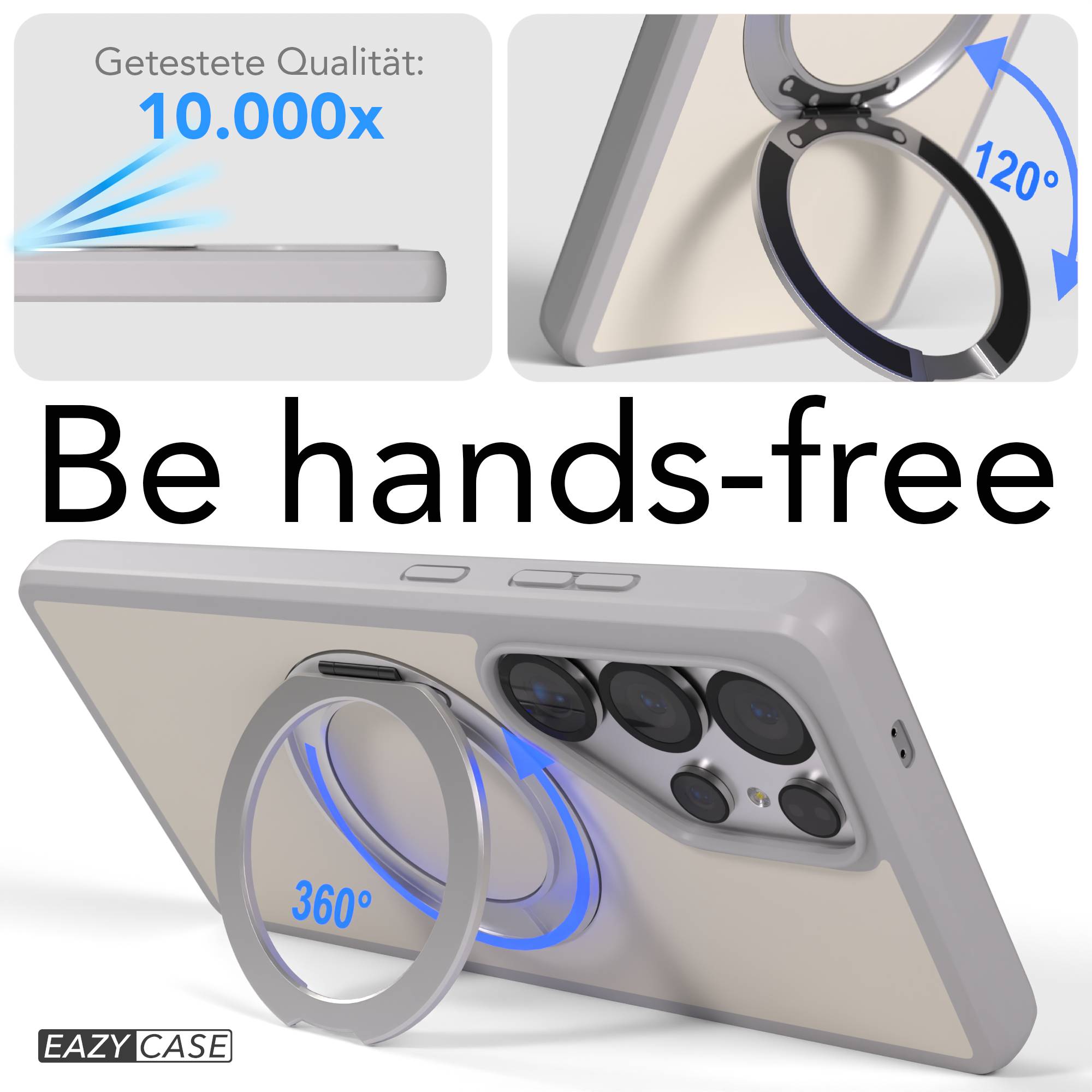 Samsung Galaxy S25 Ultra Bumper Hülle mit drehbarem Ring und MagSafe