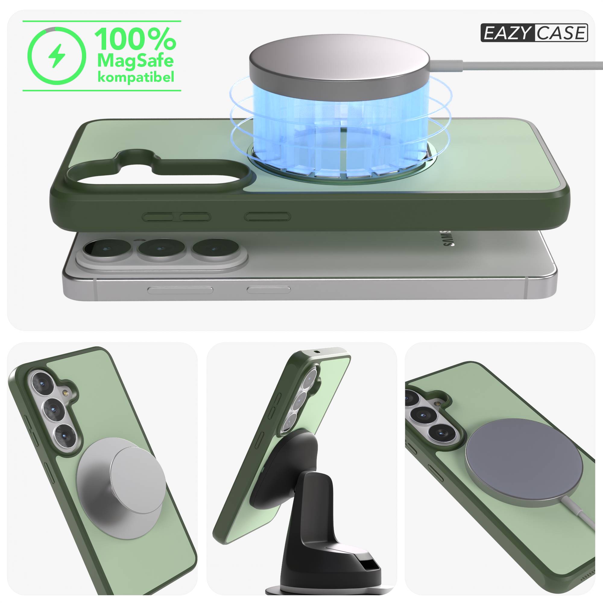 Samsung Galaxy S26 Bumper Hülle mit drehbarem Ring und MagSafe Funktion