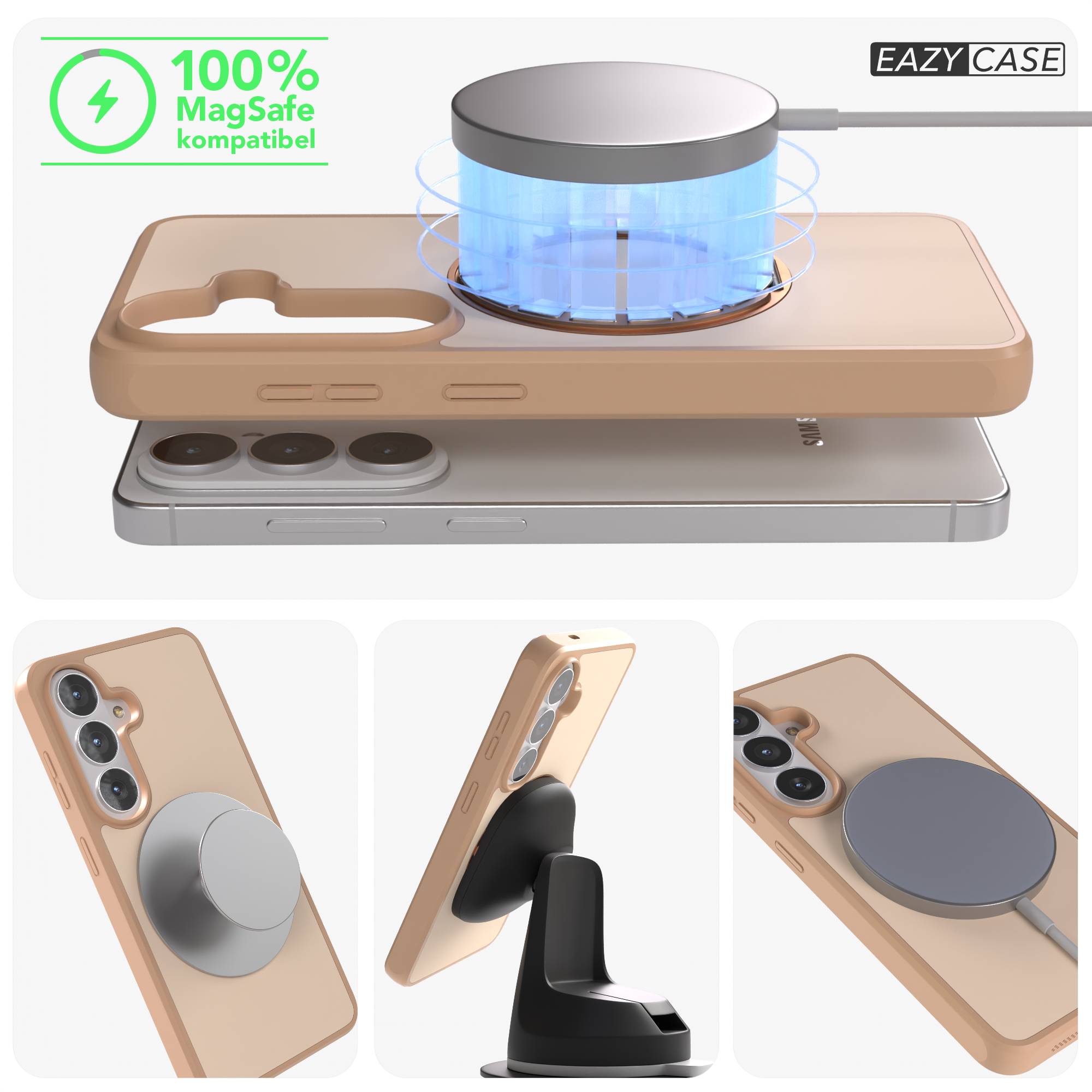 Samsung Galaxy S26 Bumper Hülle mit drehbarem Ring und MagSafe Funktion