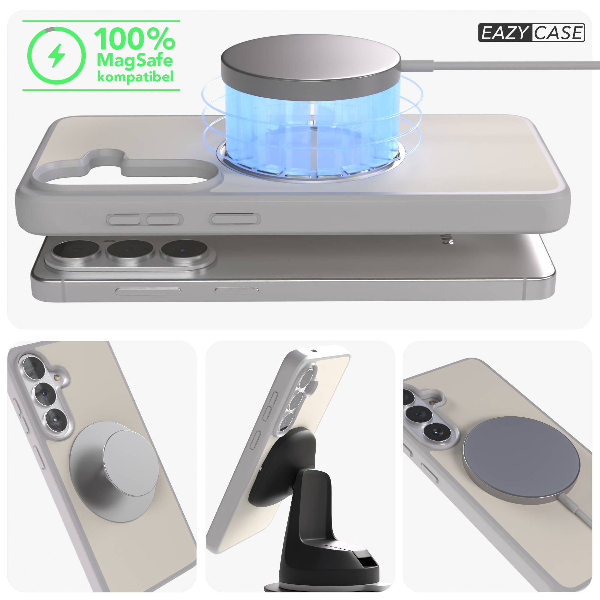 Samsung Galaxy S26 Plus Bumper Hülle mit drehbarem MagSafe Ring