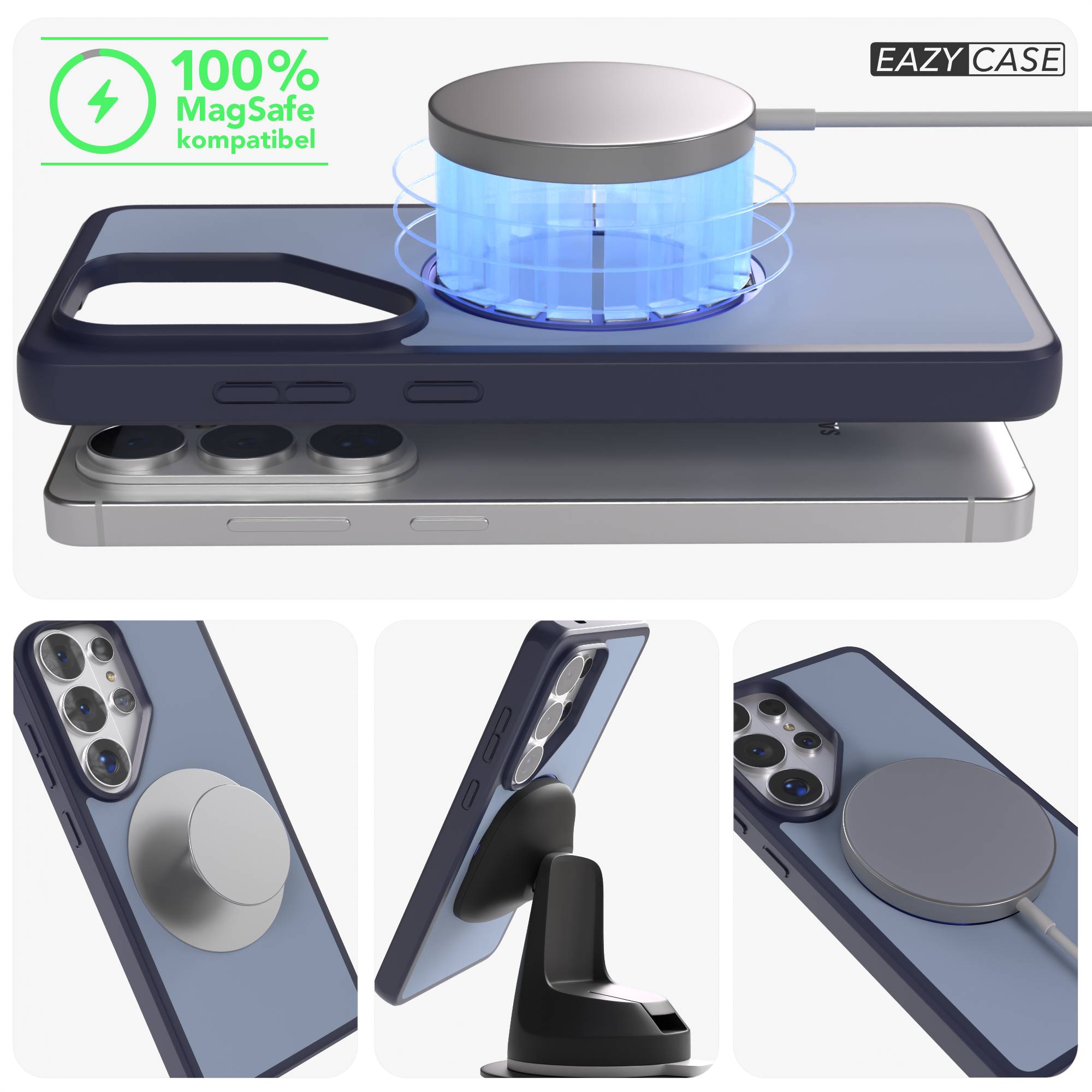 Samsung Galaxy S26 Ultra Bumper Hülle mit drehbarem Ring und MagSafe Funktion