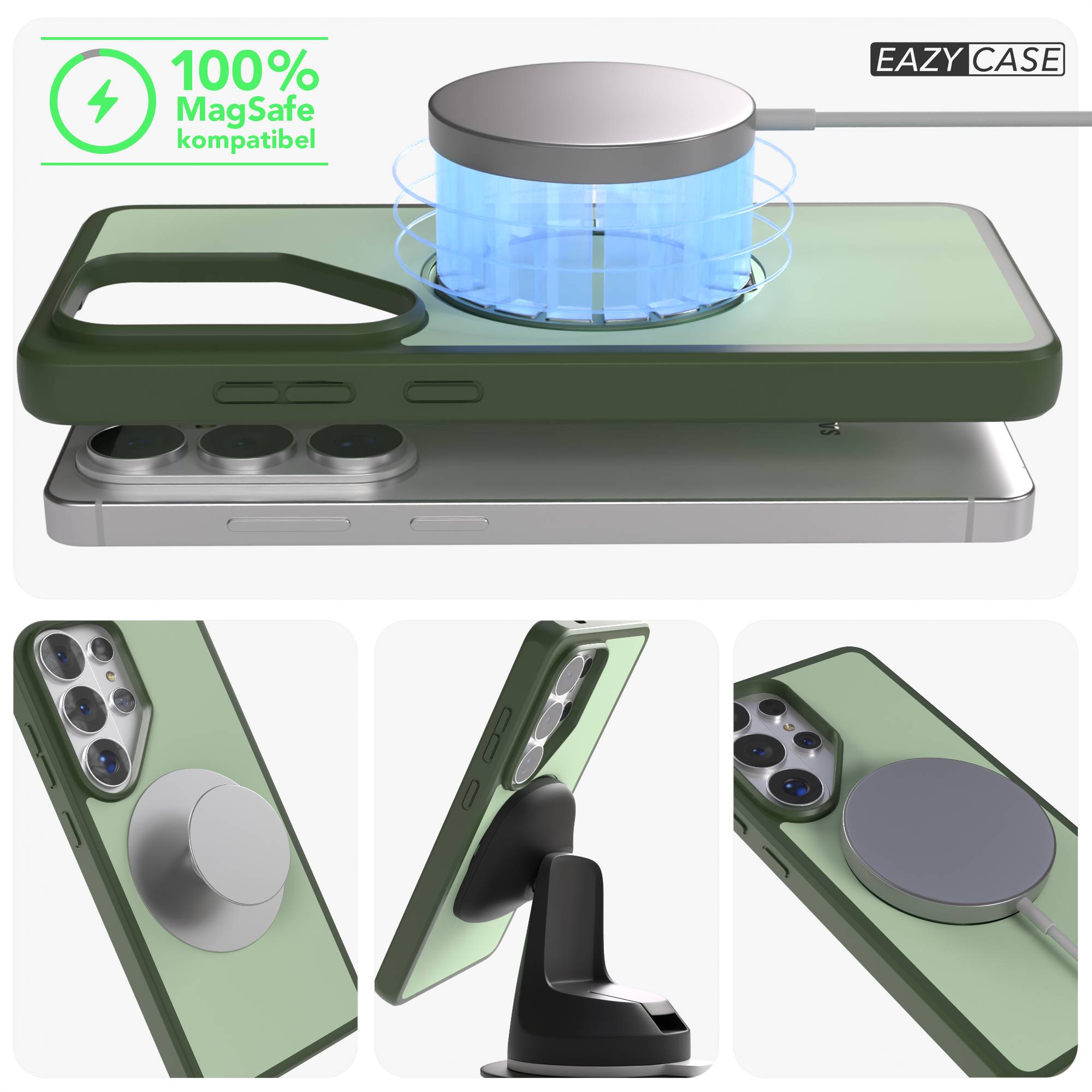 Samsung Galaxy S26 Ultra Bumper Hülle mit drehbarem Ring und MagSafe Funktion