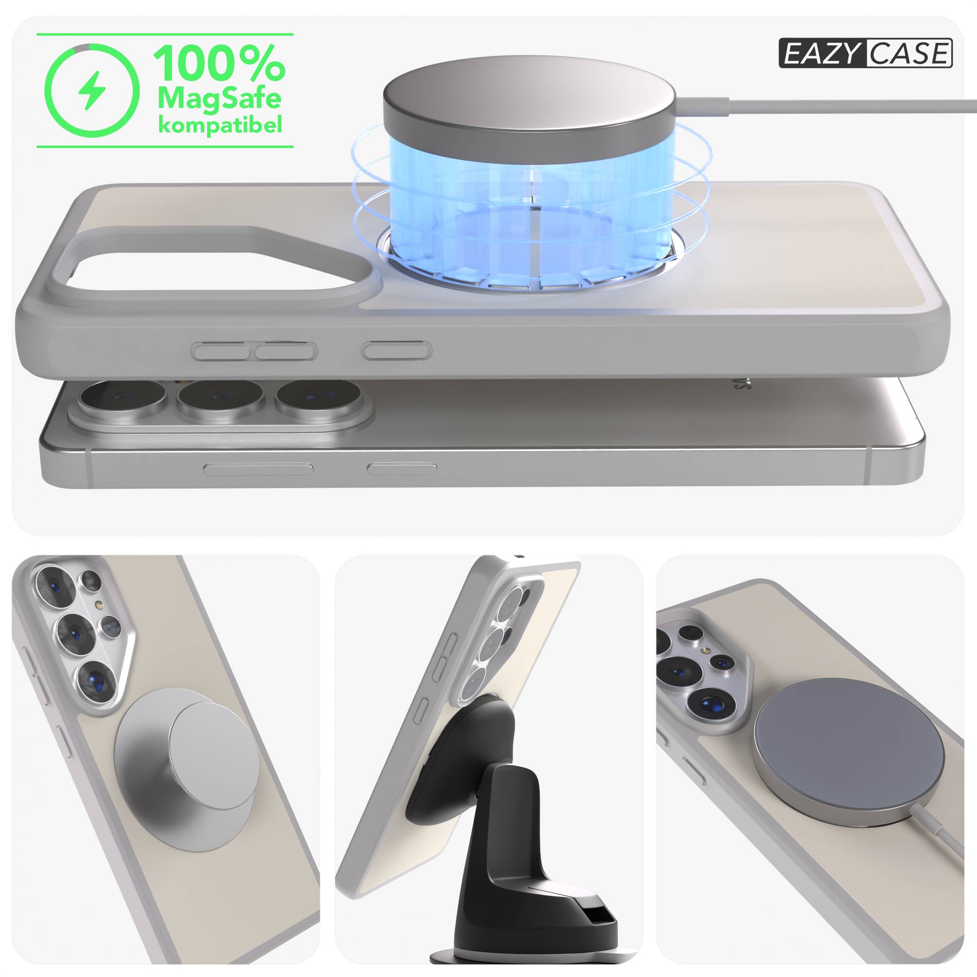 Samsung Galaxy S26 Ultra Bumper Hülle mit drehbarem Ring und MagSafe Funktion