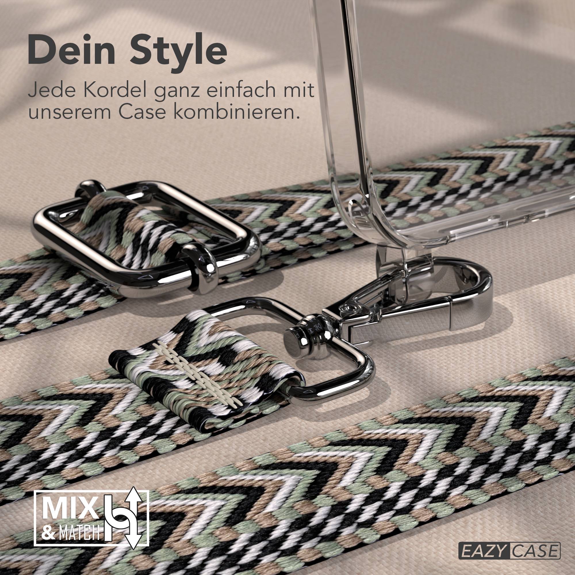 Samsung Galaxy S25 FE Handykette mit verstellbarem Boho Band Set