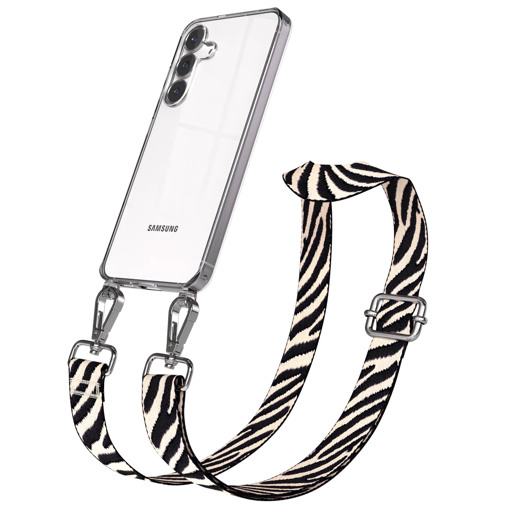 Samsung Galaxy S25 FE Handykette mit verstellbarem Boho Band Set