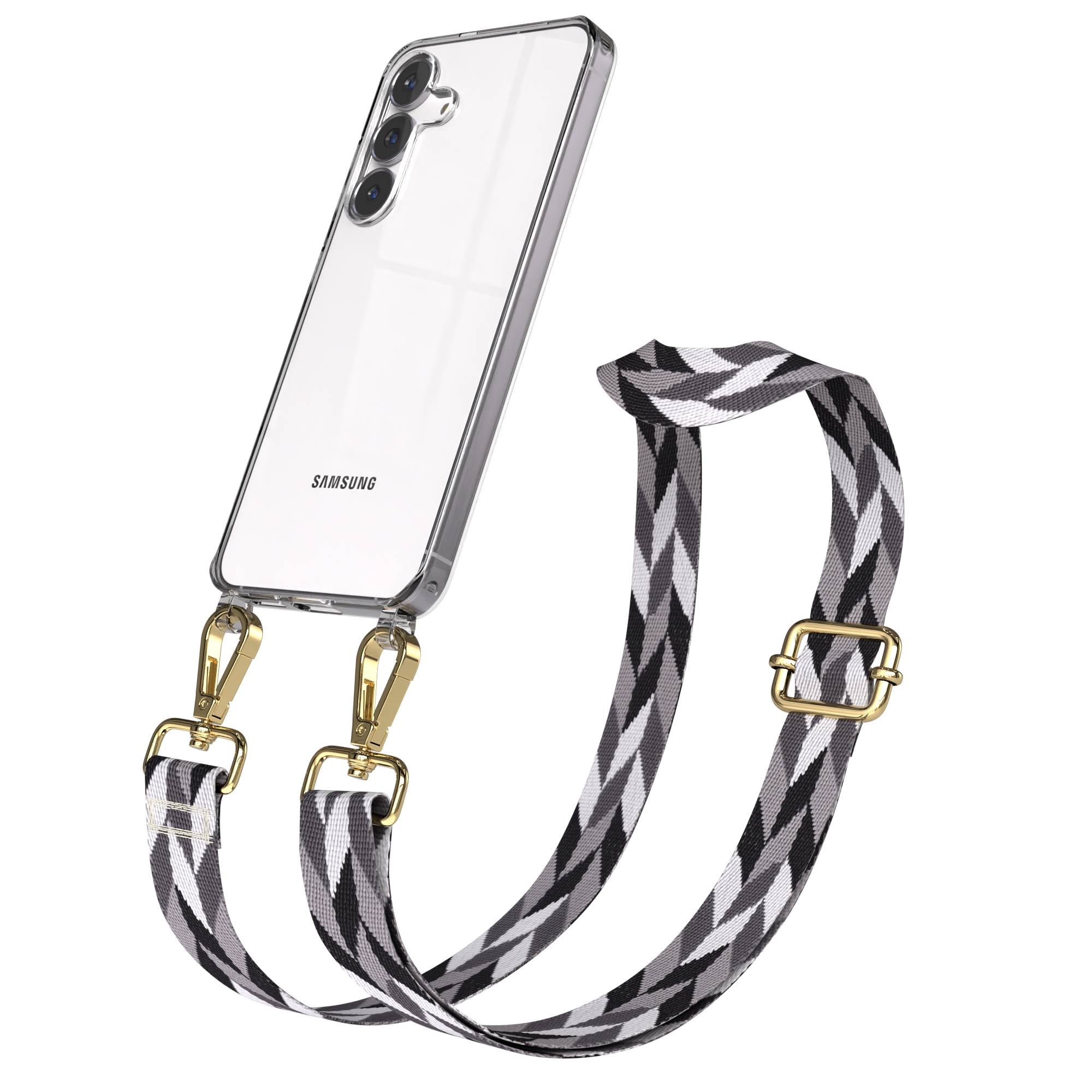 Samsung Galaxy S25 FE Handykette mit verstellbarem Boho Band Set