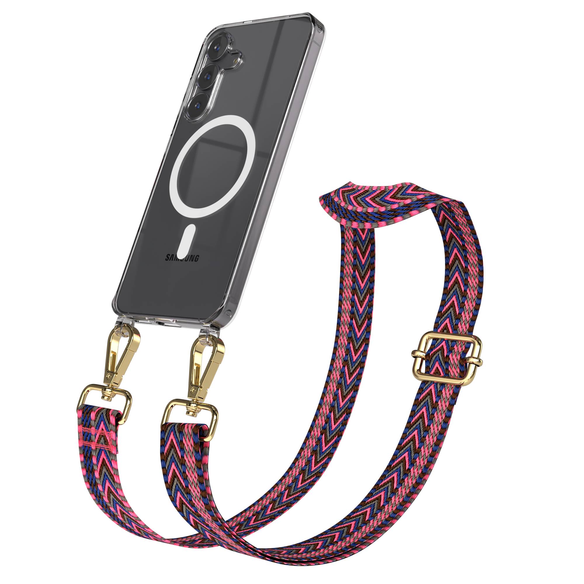 Samsung Galaxy S25 FE Handykette MagSafe mit Boho Band verstellbar
