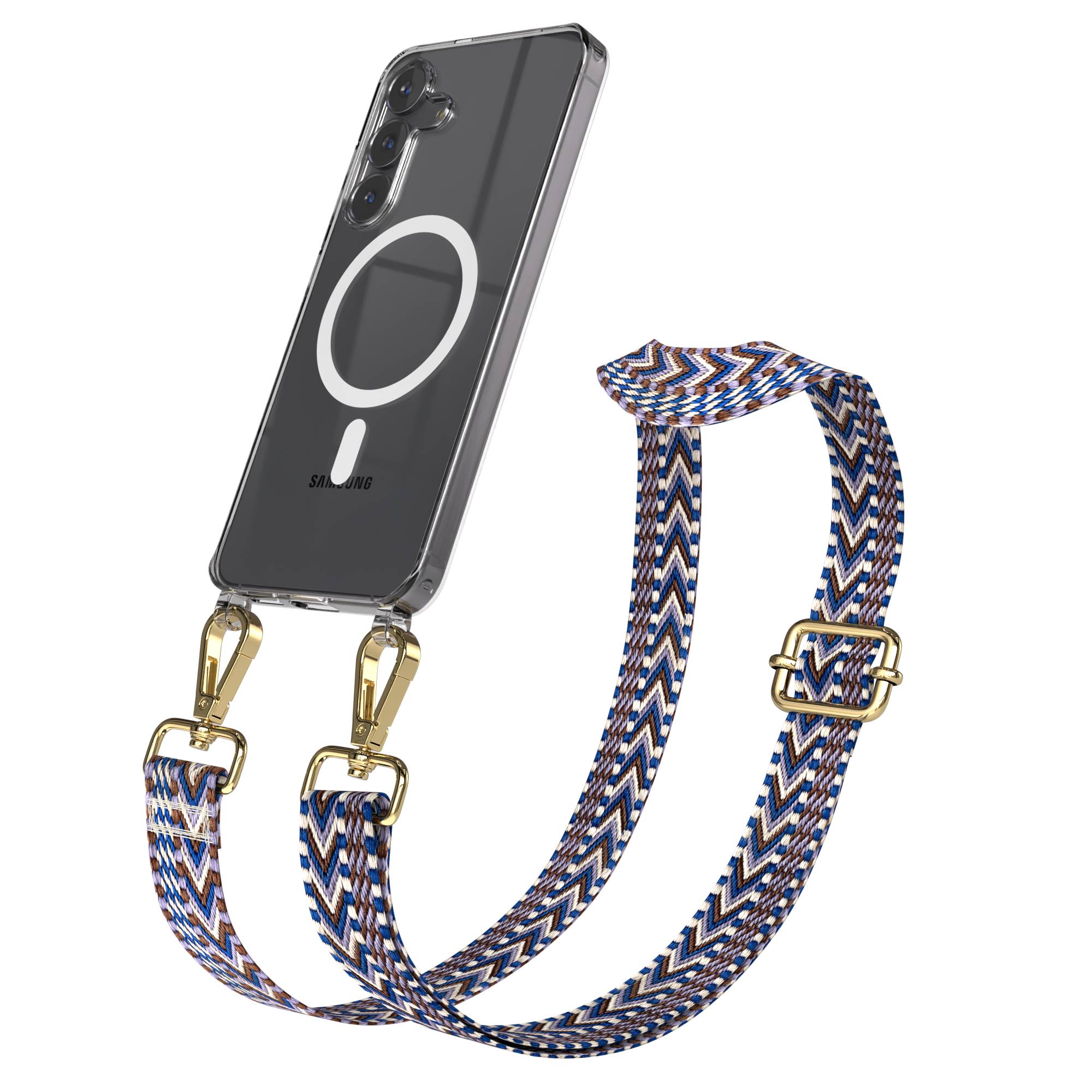 Samsung Galaxy S25 FE Handykette MagSafe mit Boho Band verstellbar