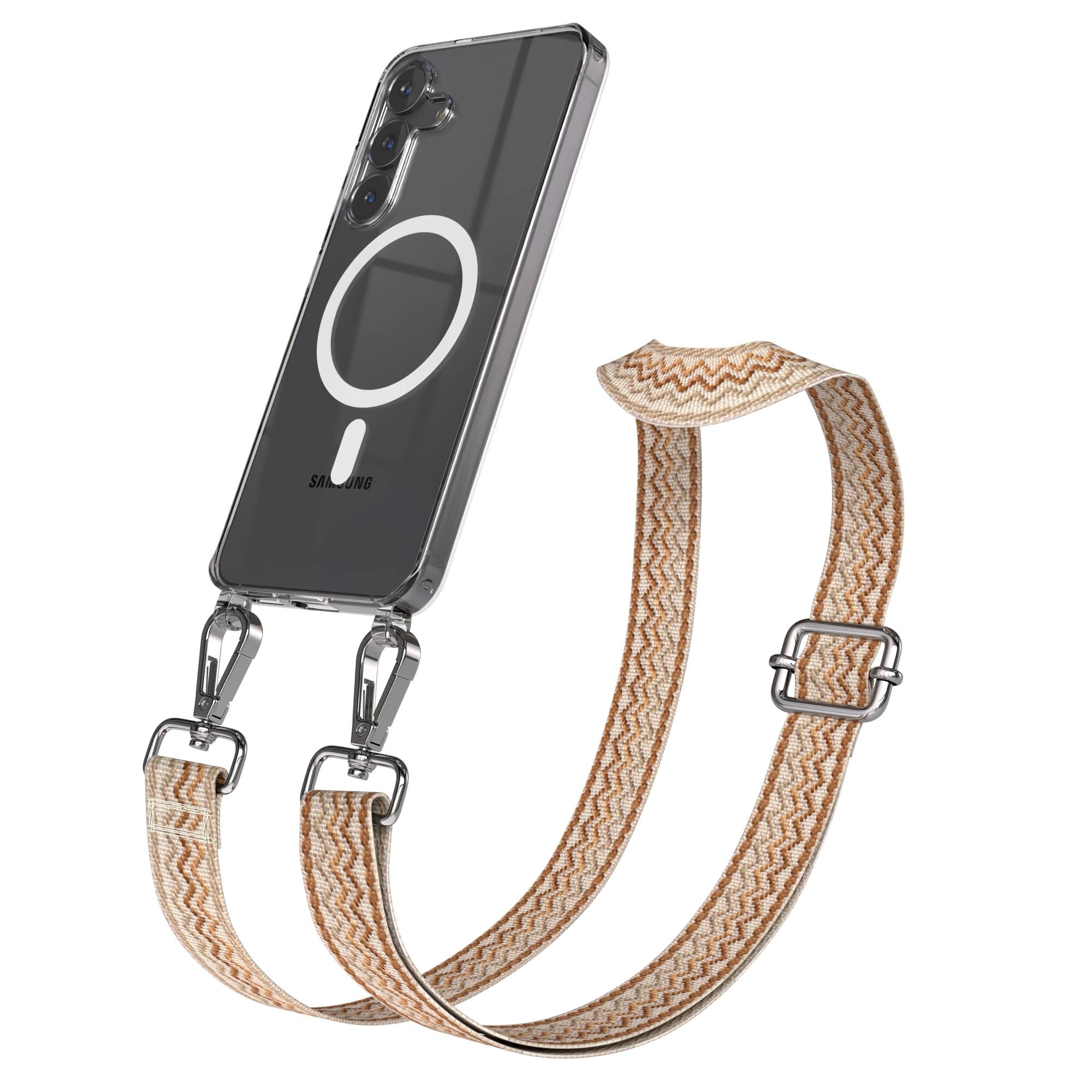 Samsung Galaxy S25 FE Handykette MagSafe mit Boho Band verstellbar