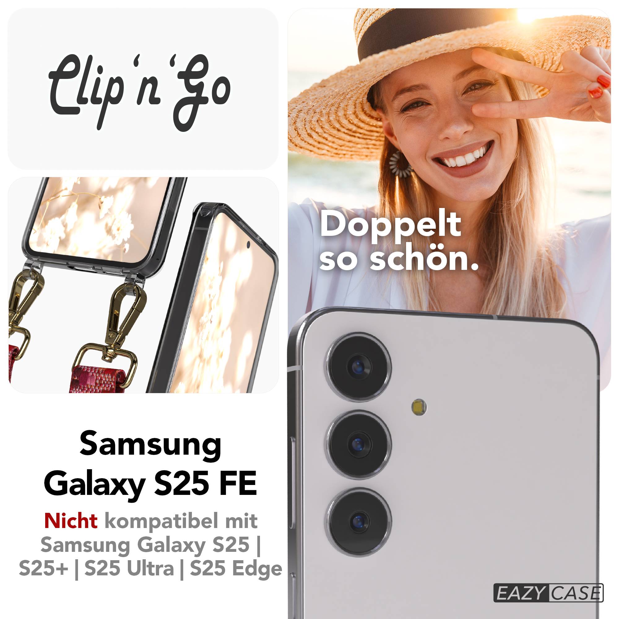 Samsung Galaxy S25 FE Handykette MagSafe mit verstellbarem Boho Band