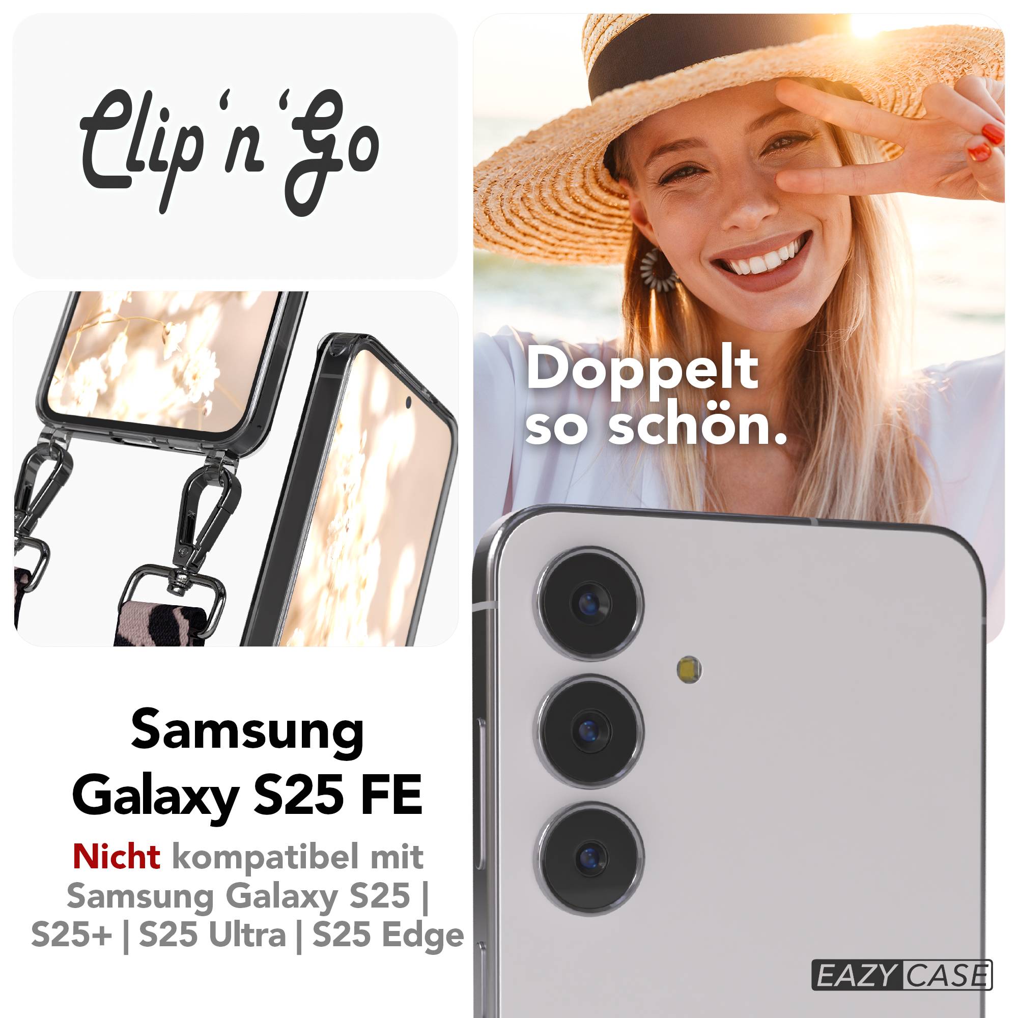 Samsung Galaxy S25 FE Handykette MagSafe mit verstellbarem Boho Band
