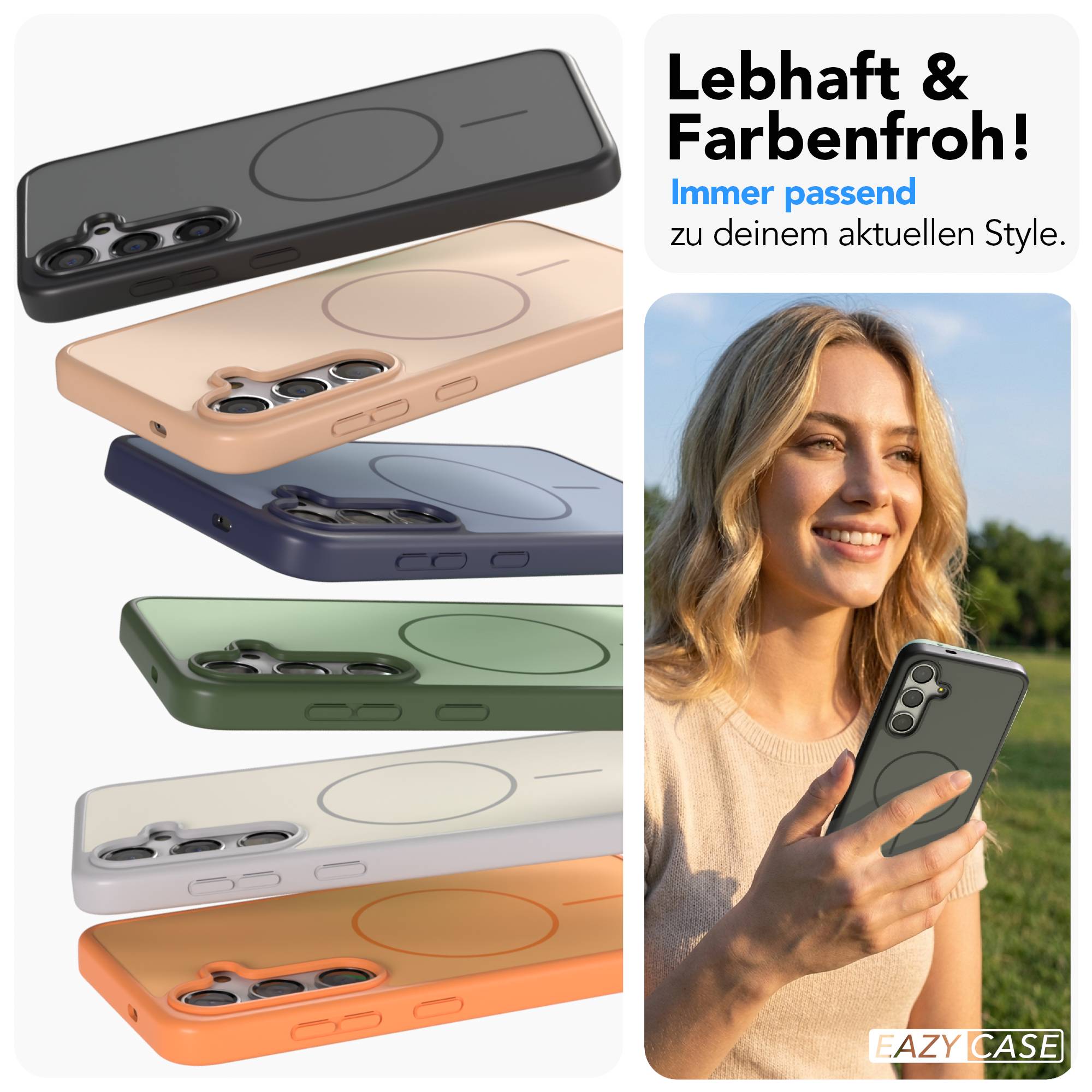 Samsung Galaxy S24 Bumper Hülle mit MagSafe Magnetring Outdoor