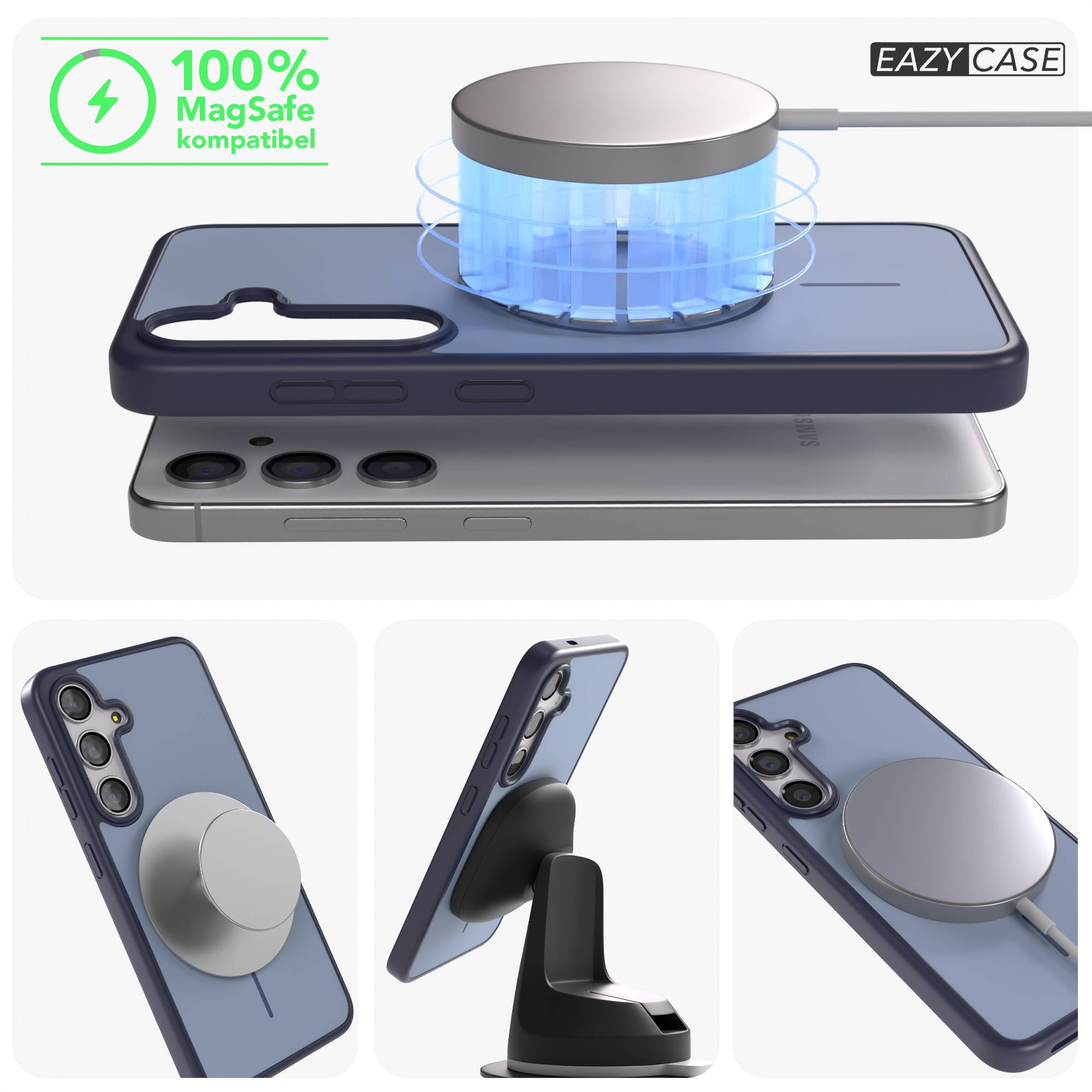 Samsung Galaxy S24 Bumper Hülle mit MagSafe Magnetring Outdoor