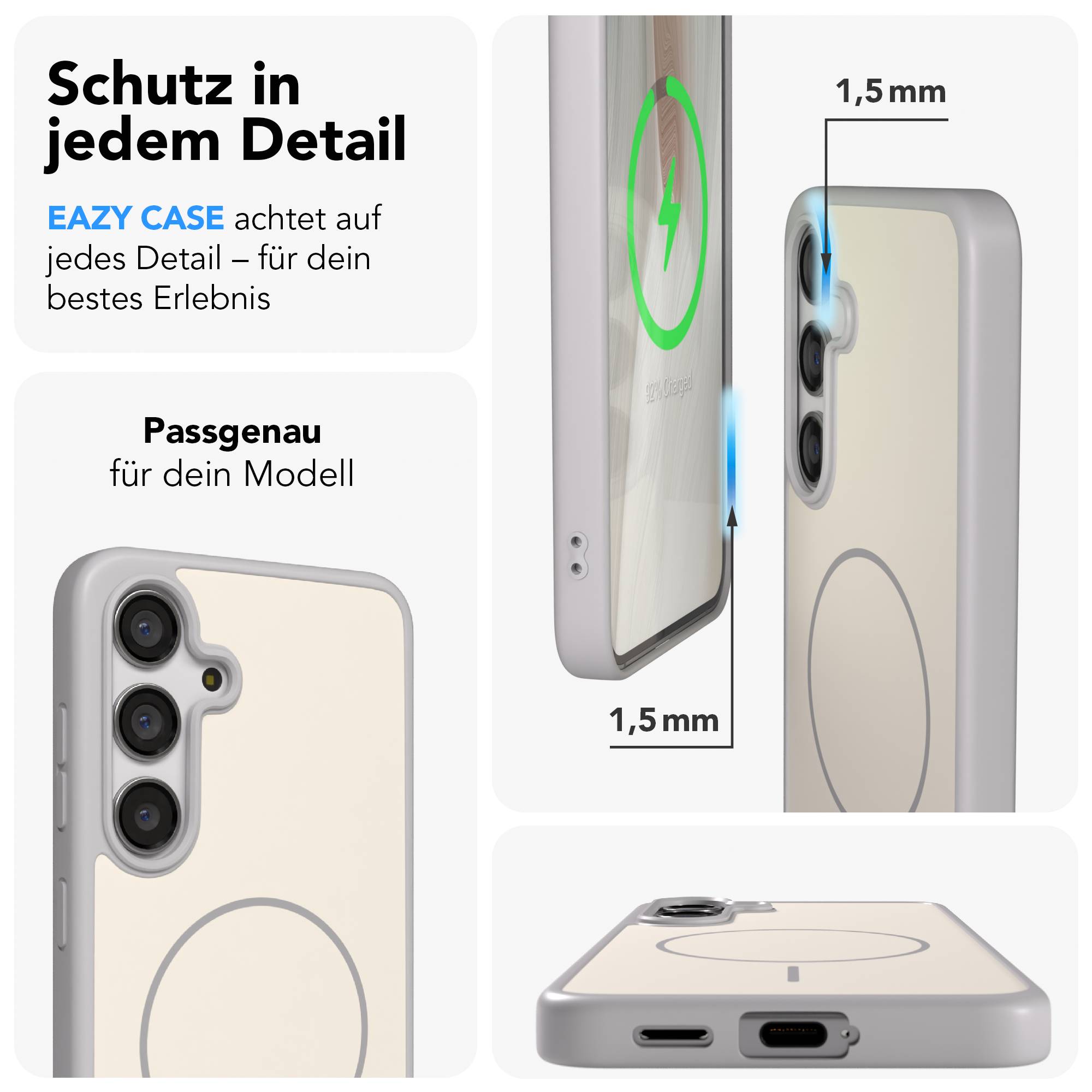 Samsung Galaxy S24 Bumper Hülle mit MagSafe Magnetring Outdoor