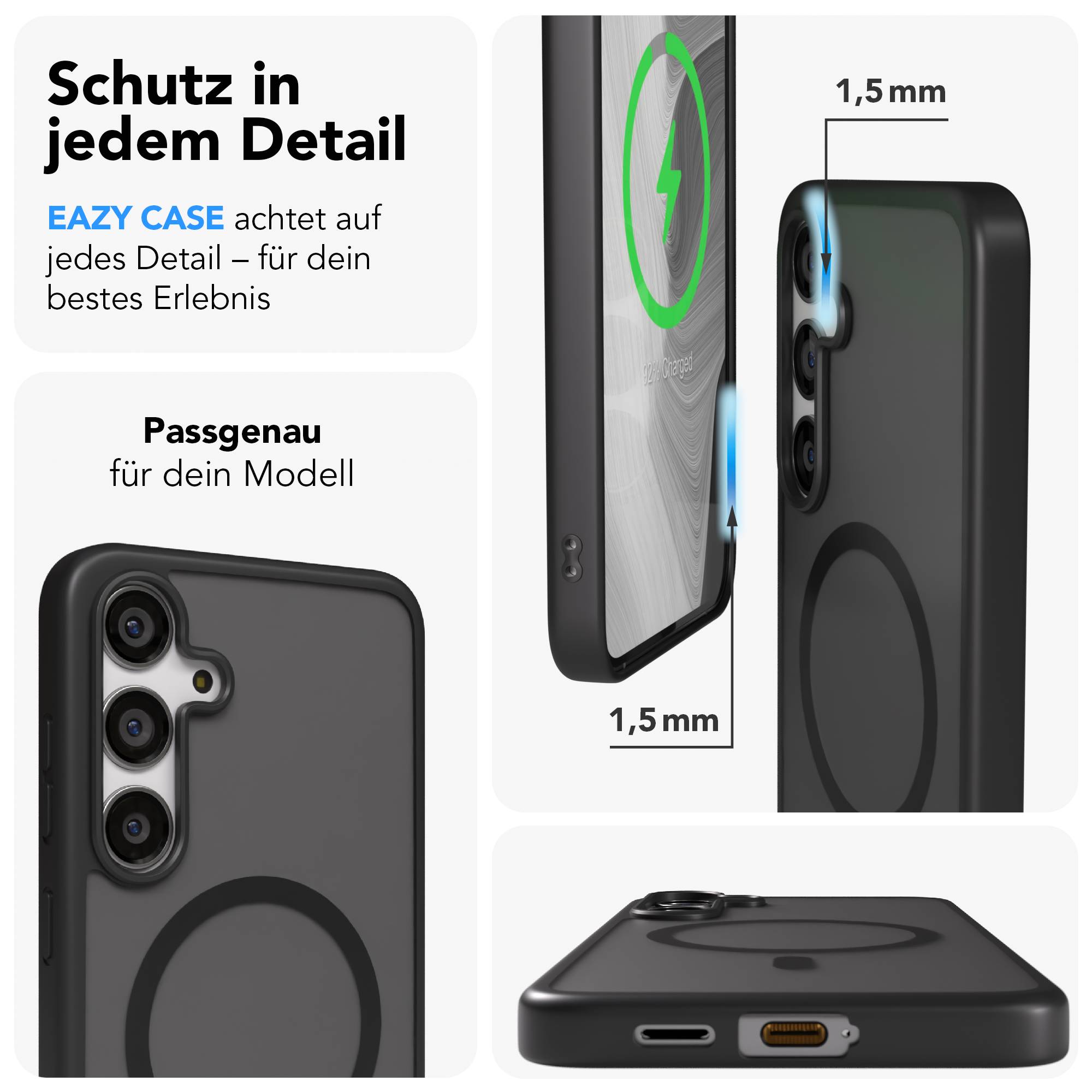 Samsung Galaxy S24 Plus Outdoor Bumper Hülle mit MagSafe Magnetring