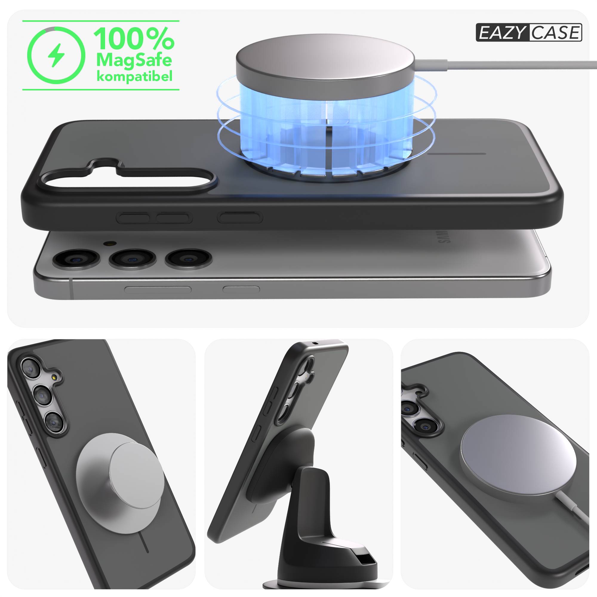 Samsung Galaxy S24 Plus Bumper Hülle mit MagSafe Magnetring