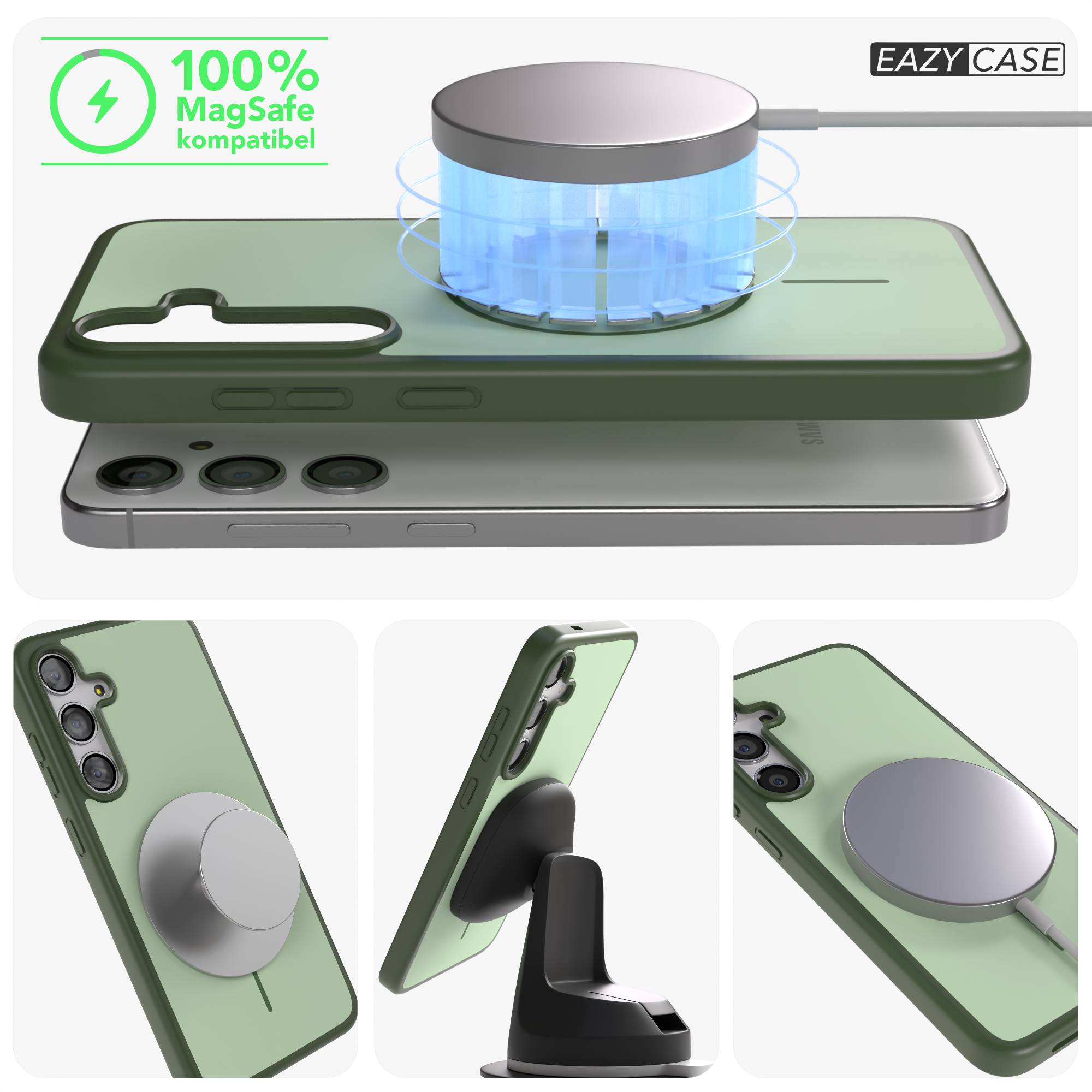 Samsung Galaxy S24 Plus Bumper Hülle mit MagSafe Magnetring