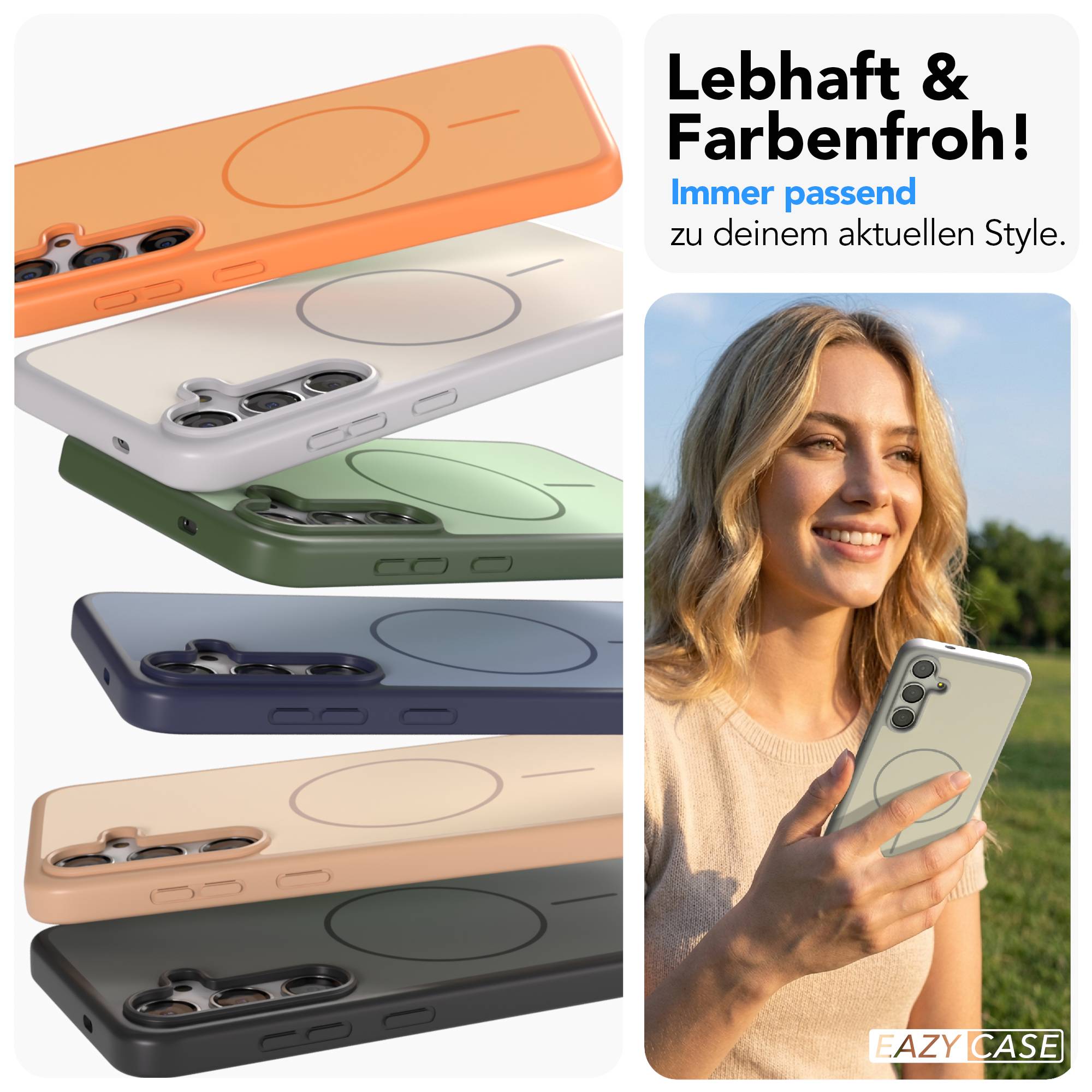 Samsung Galaxy S24 Plus Bumper Hülle mit MagSafe Magnetring