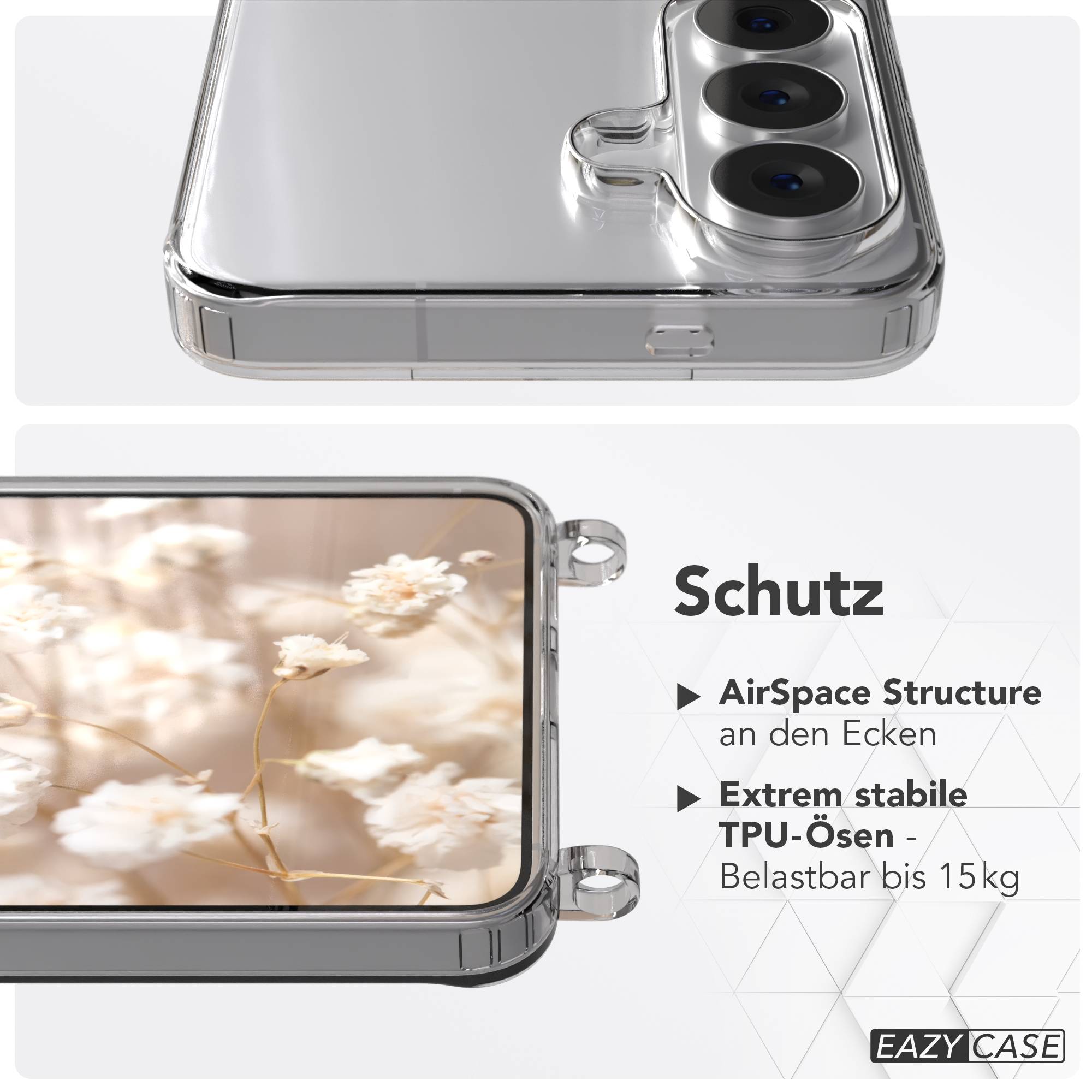 Samsung Galaxy S26 transparente Handykette mit verstellbarer Kordel TPU Hülle